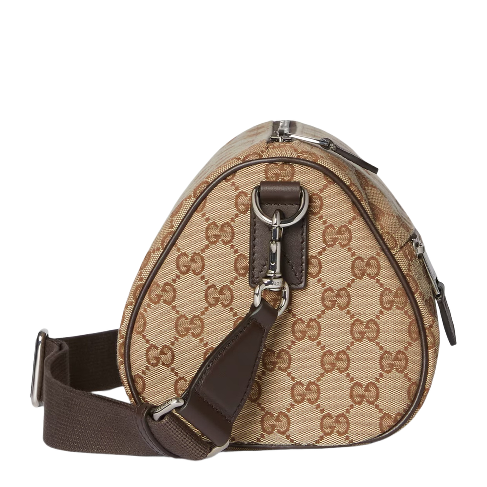 GG Canvas Small Cylinder Bag - Image 3