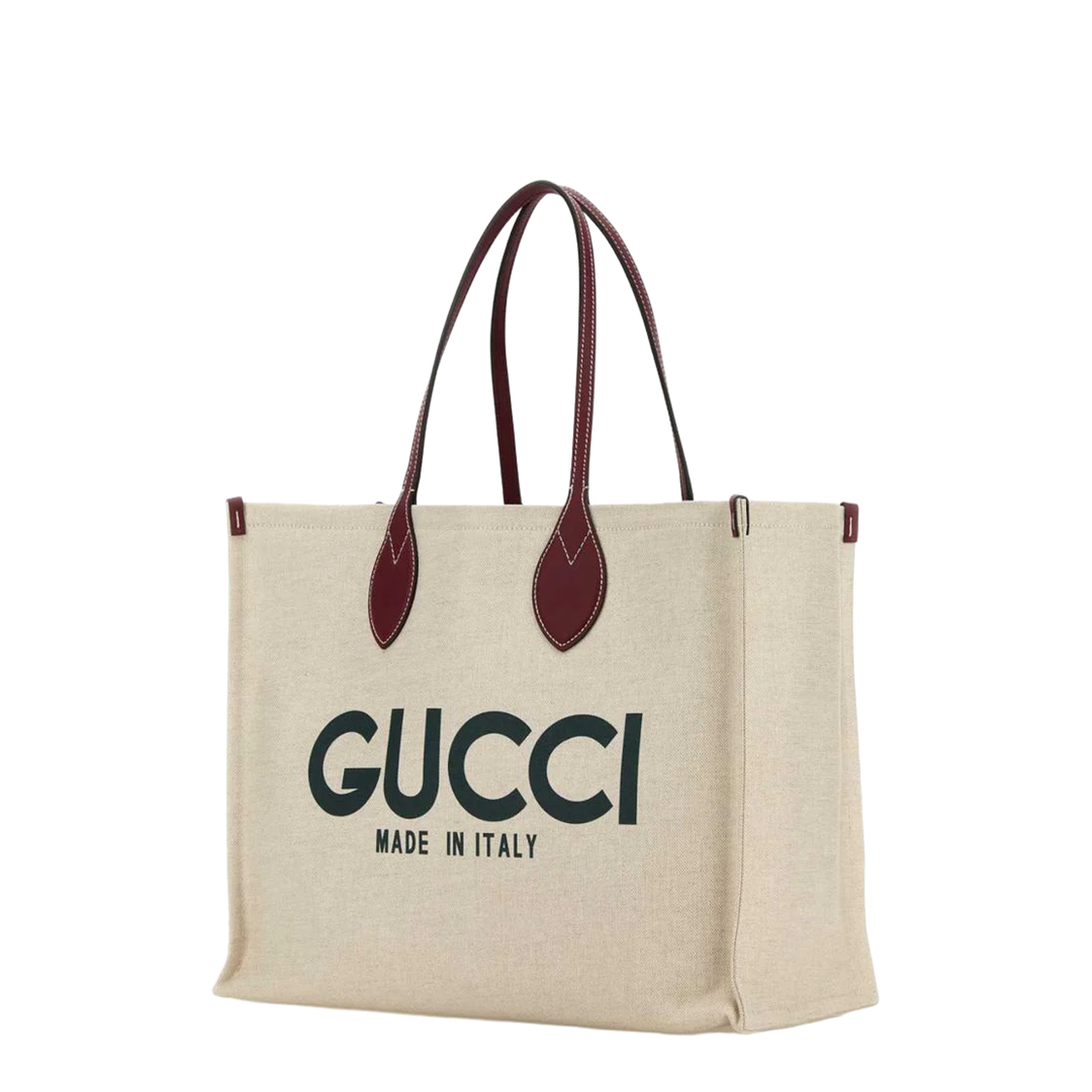 Large Canvas Tote Bag - Beige - Image 4