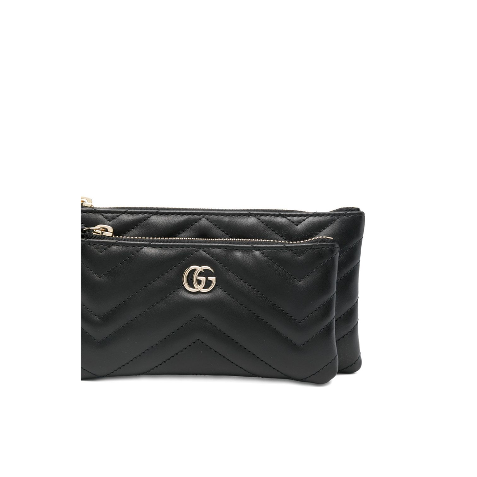 GG Marmont Small Leather Pouch - Black - Image 3