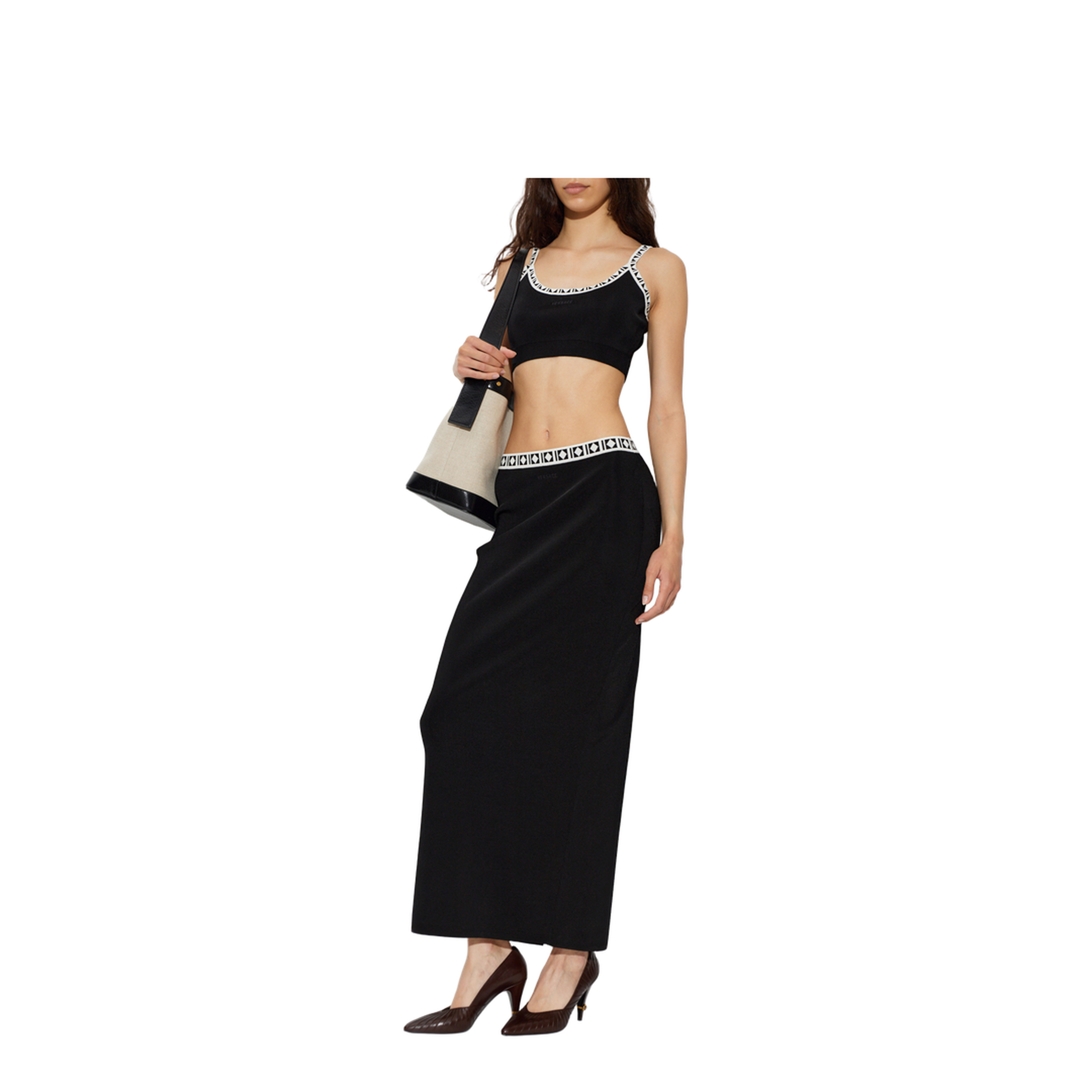Skirt with back slit - Image 2