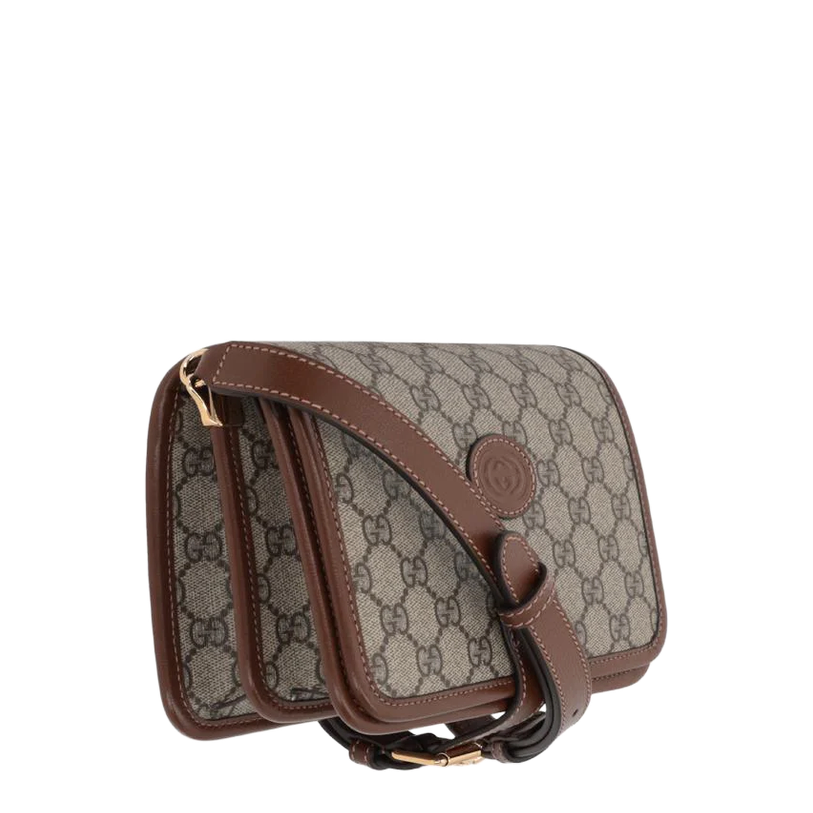 Horsebit 1955 Leather Card Case Wallet - Brown - Image 2