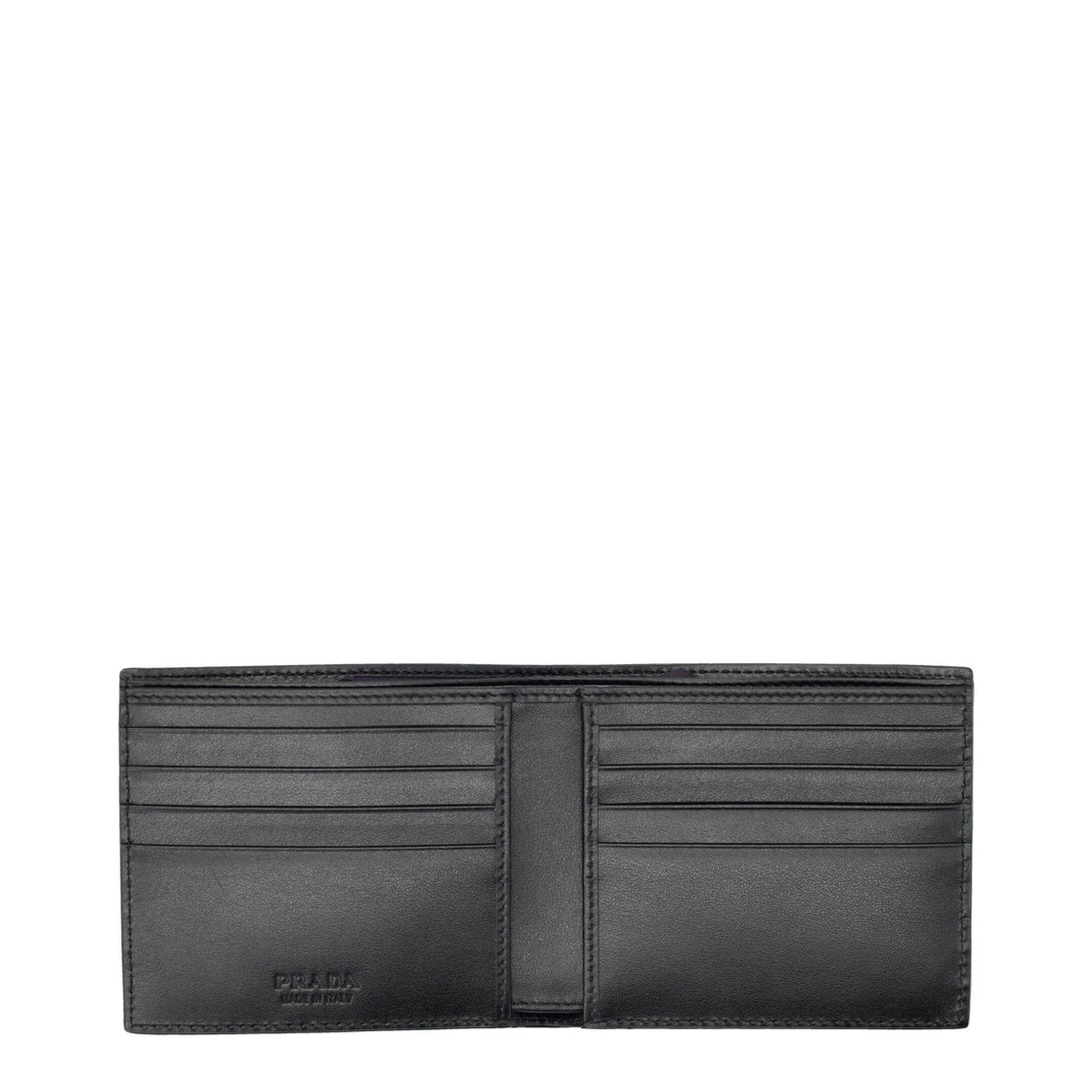 Grained Leather Billfold Wallet - Image 3