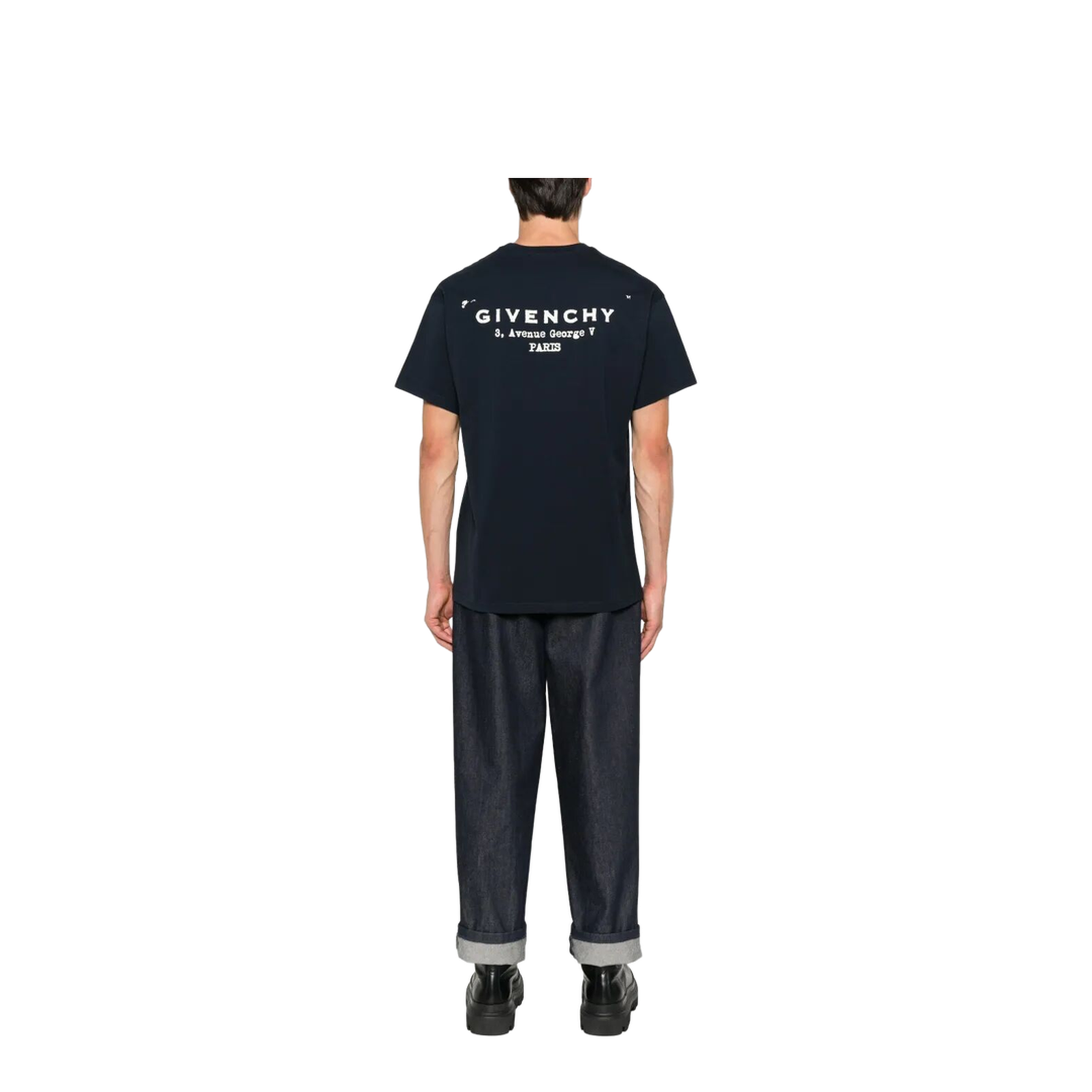 Cotton T-Shirt with Stamp Print - Image 5