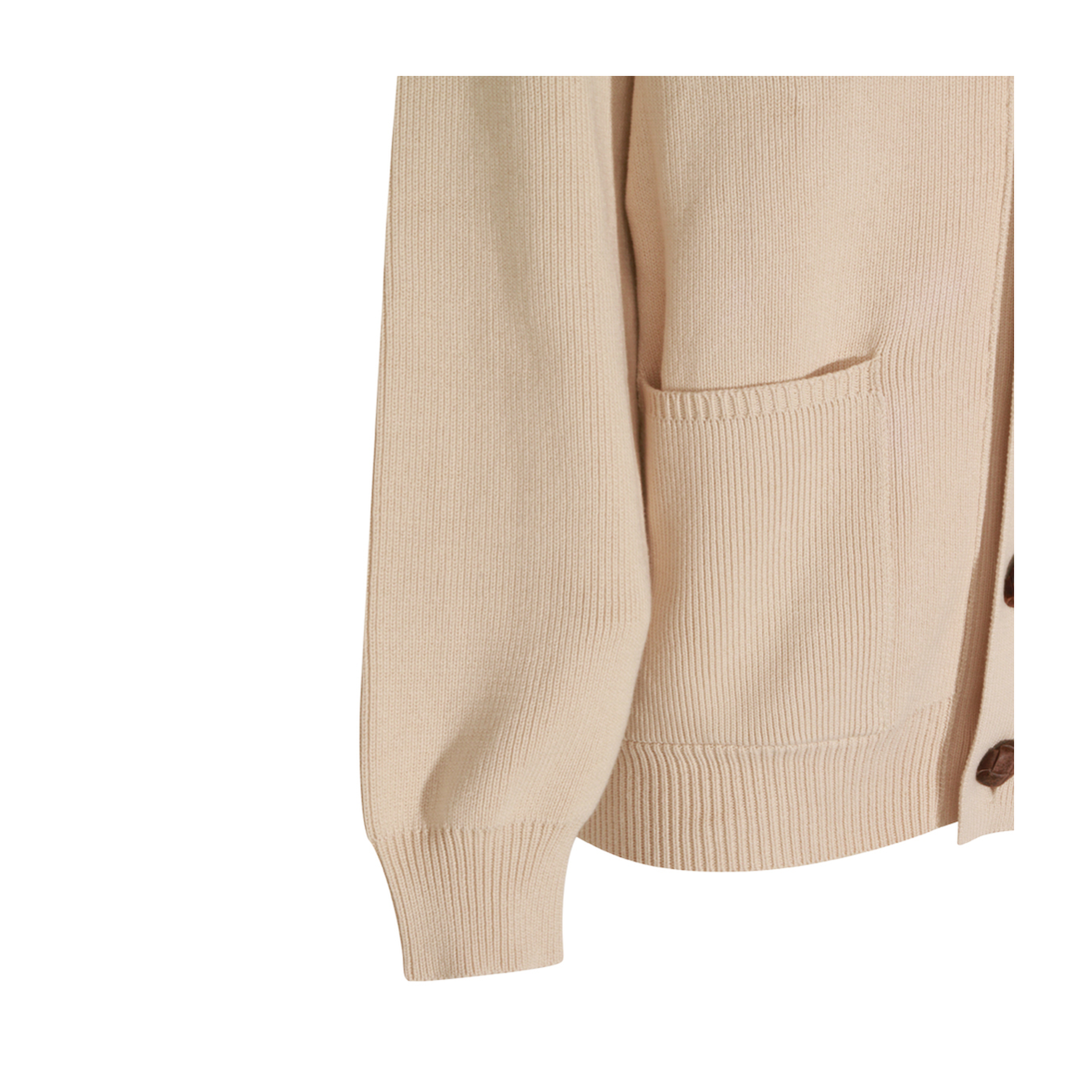 Cotton V-Necked Cardigan - Image 5