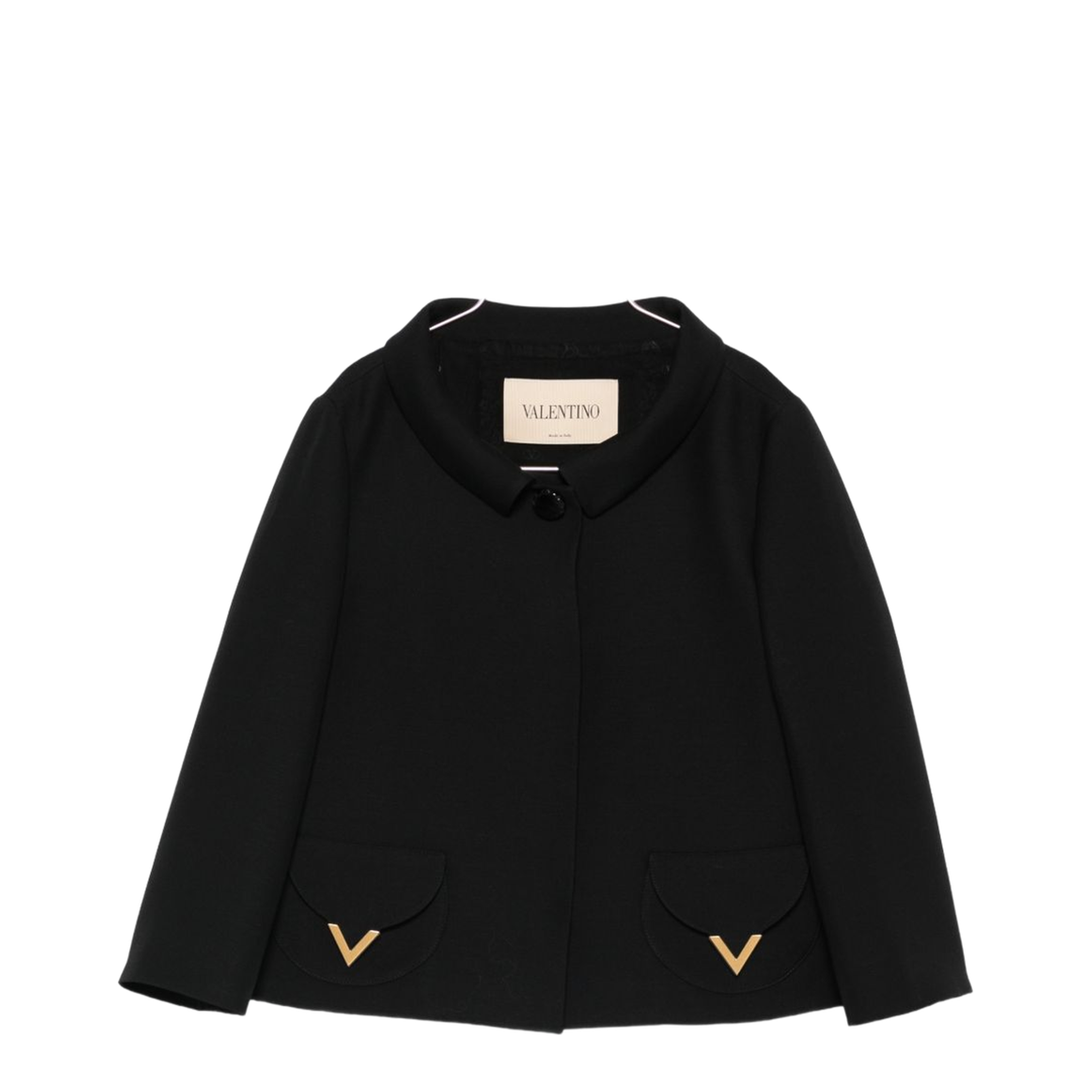 Vlogo Signature Wool And Silk Jacket - Image 1