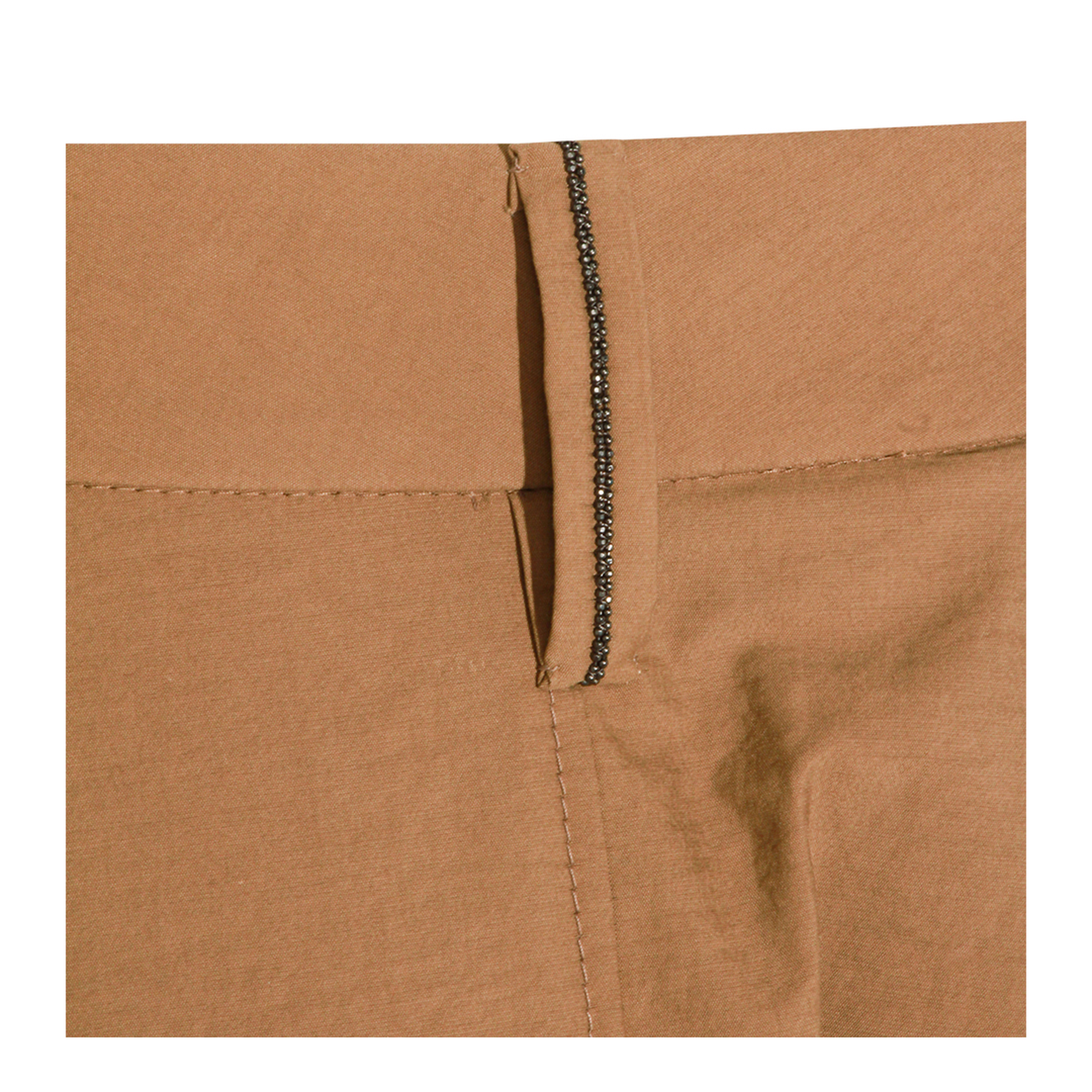 Women's Cotton Skirt Brown - Image 7