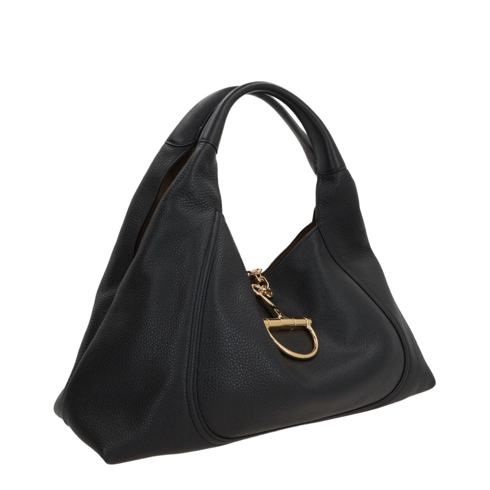 Softbit Maxi Leather Shoulder Bags - Black - Image 4