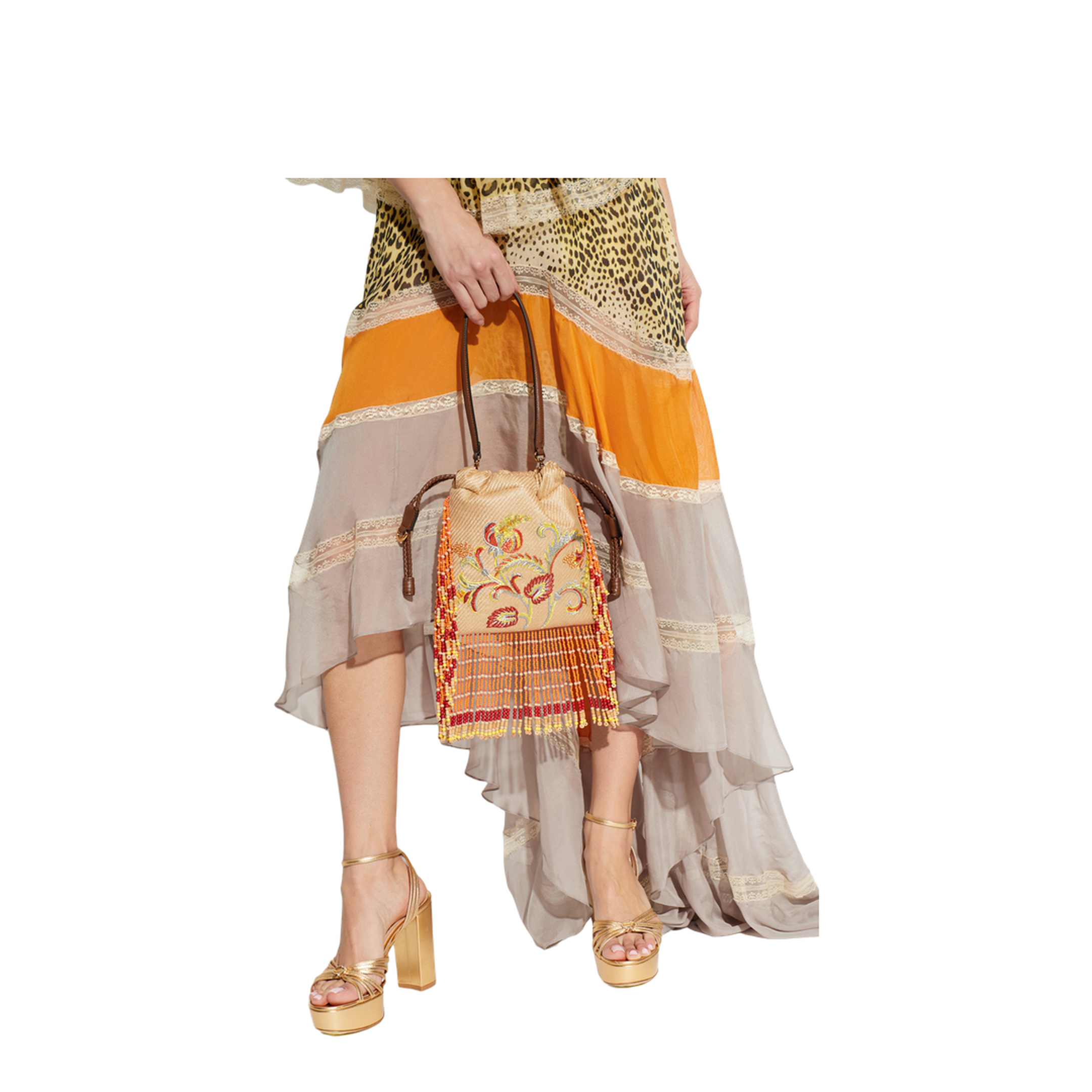 Kalispera Small Raffia Tote Bag - Beige - Image 2