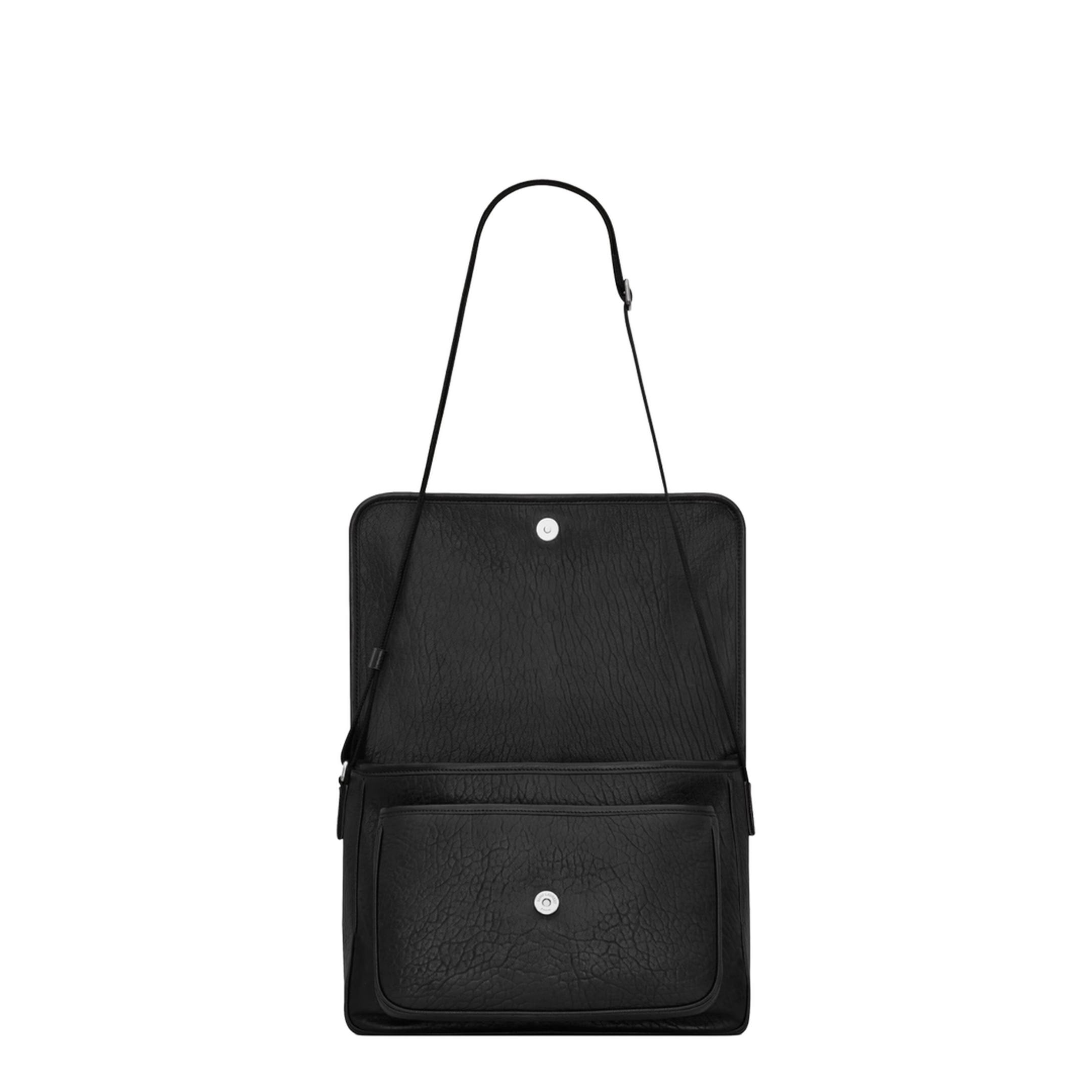 Niki Messenger In Grained Leather - Image 5