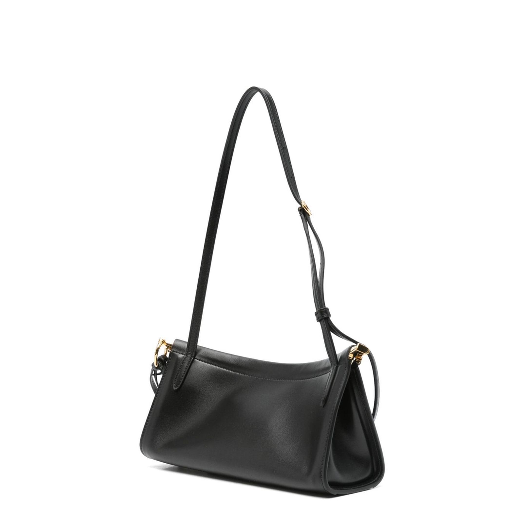 Le Click East West Small Calfskin Shoulder Bag - Noir - Image 3