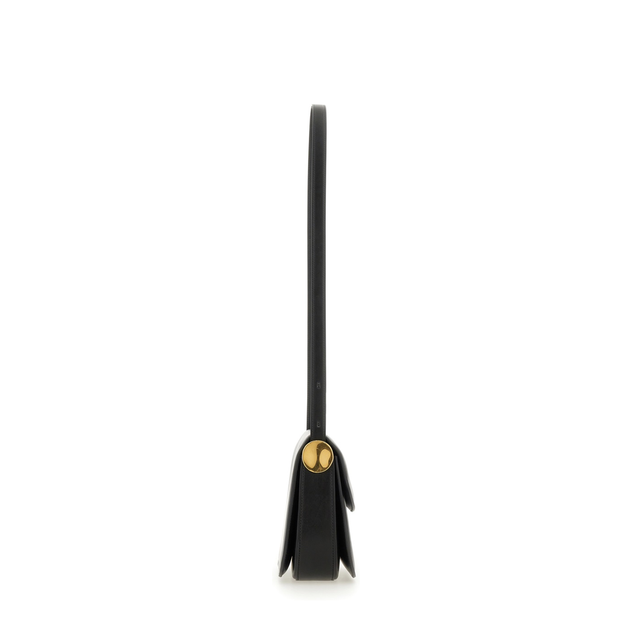 Medium Calf Leather Crossbody - Black - Image 4