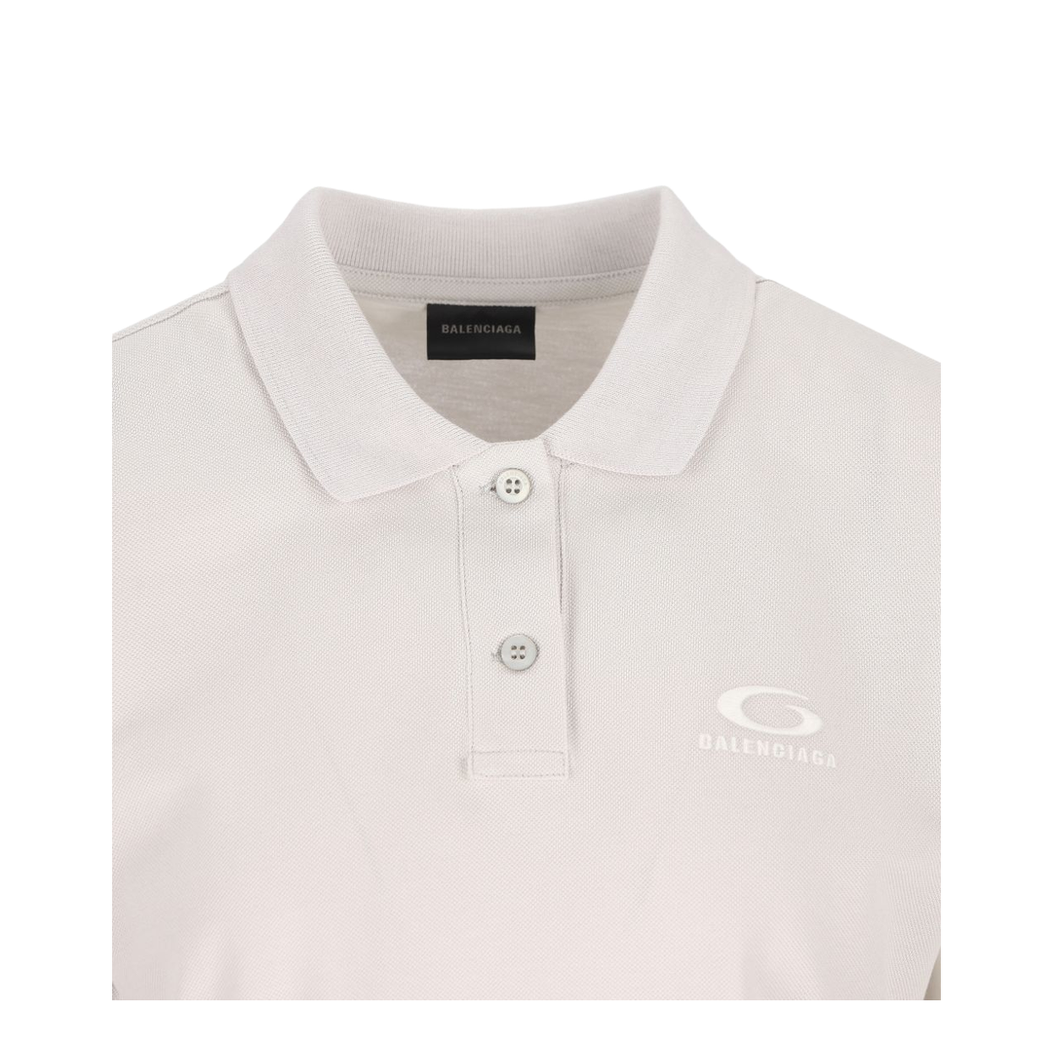 Cotton Pique Polo Shirt With Sport Icon Logo - Image 3