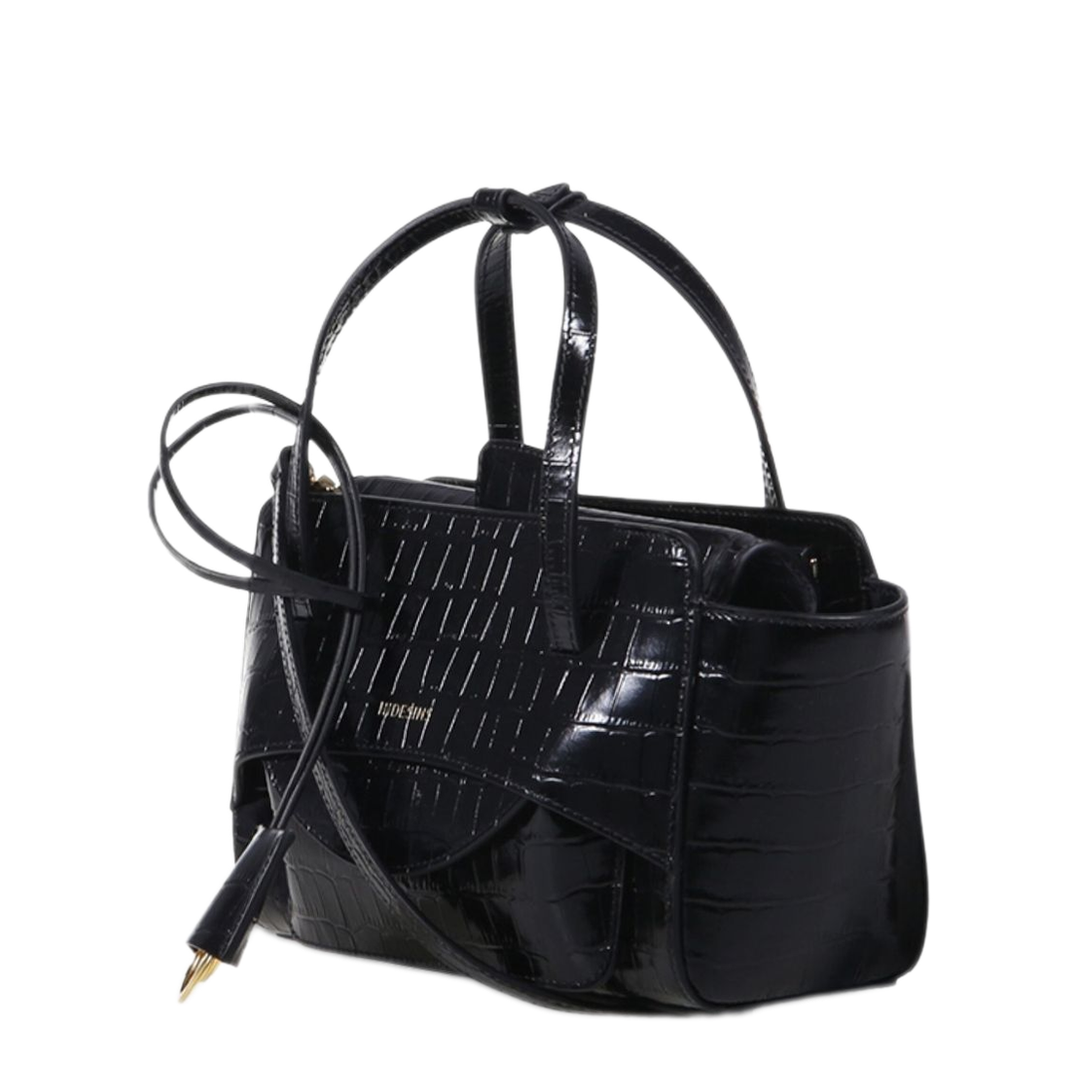 Medium Calfskin Tote - Black - Image 4
