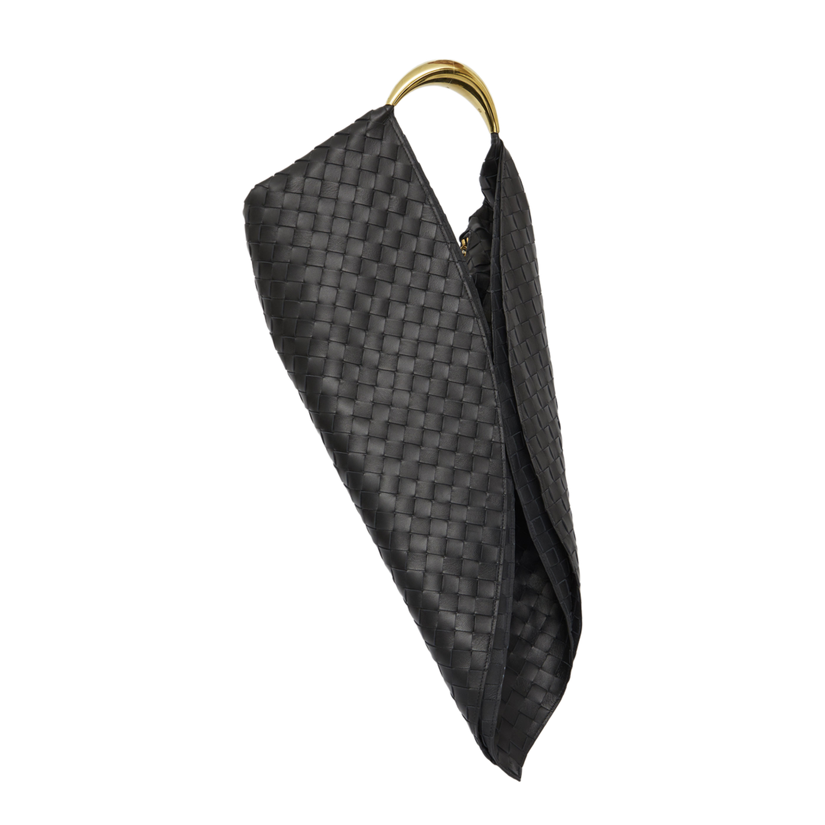 Foulard Leather Top Handle Bag - Black - Image 2