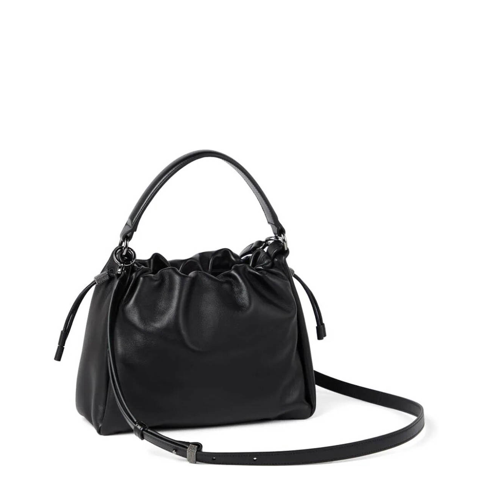 Leather Bucket Bag - Image 2
