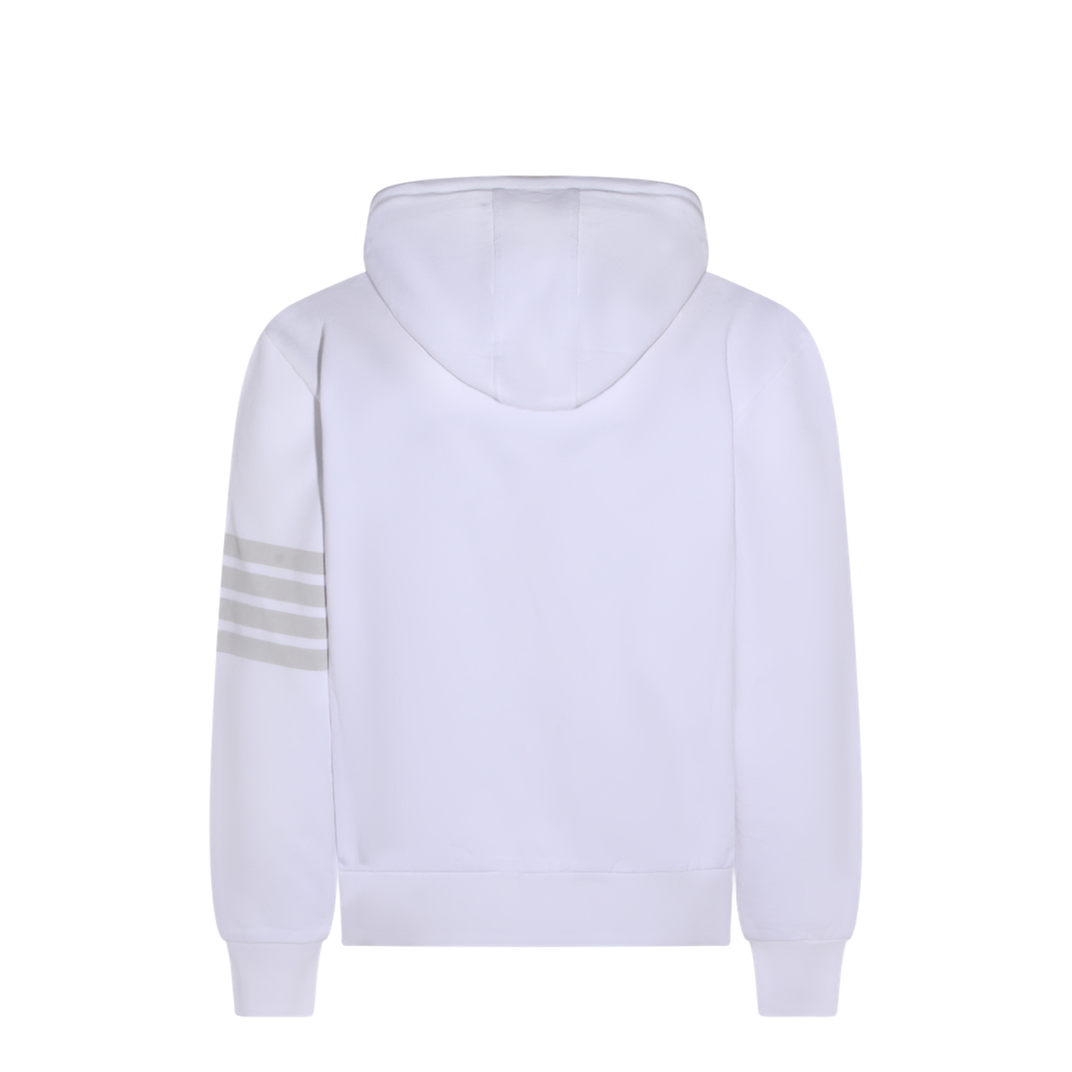 Long Sleeve Hoodie Pullover With Overdyed 4 Bar In Solid Loopback - Image 4