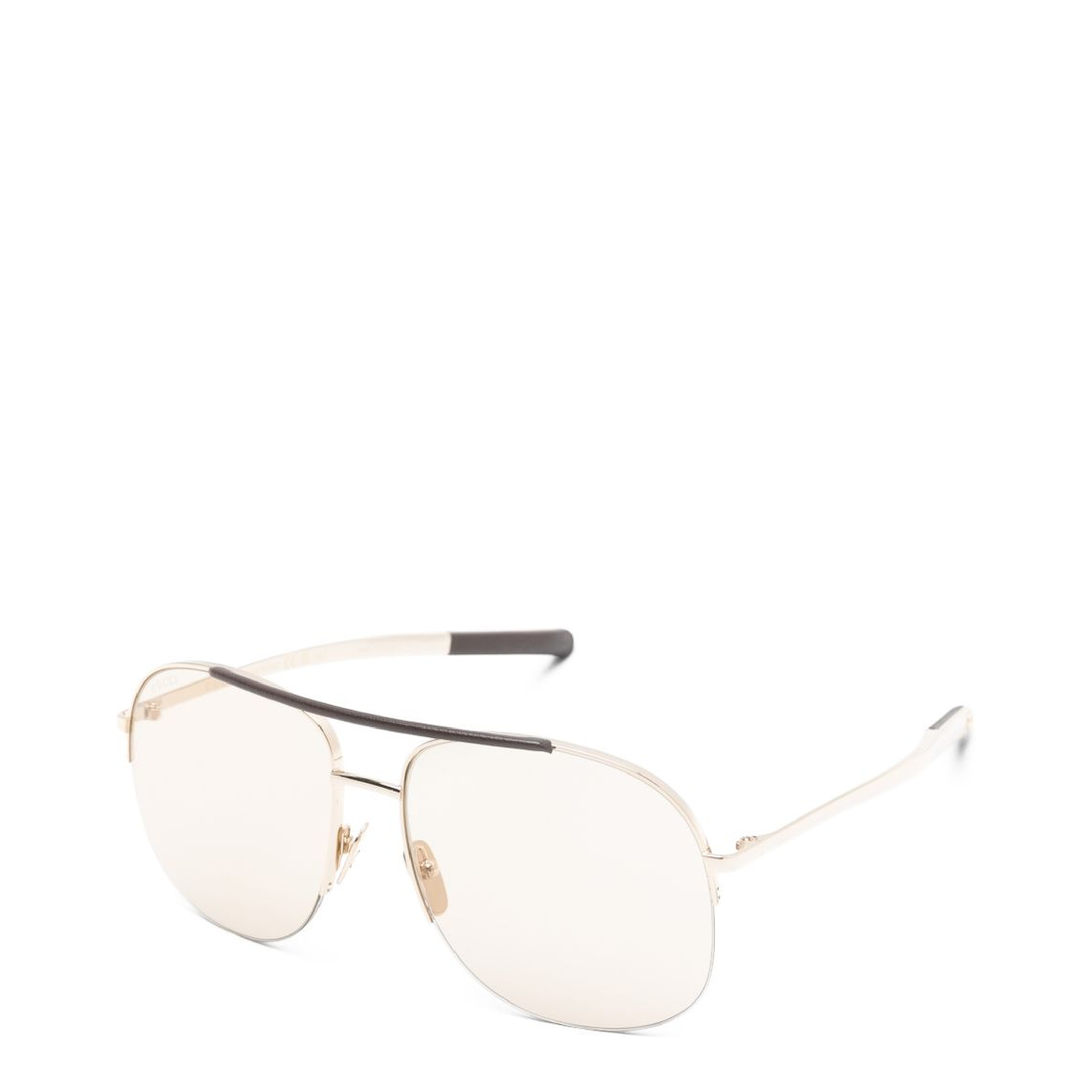 Navigator sunglasses in gold - Image 2