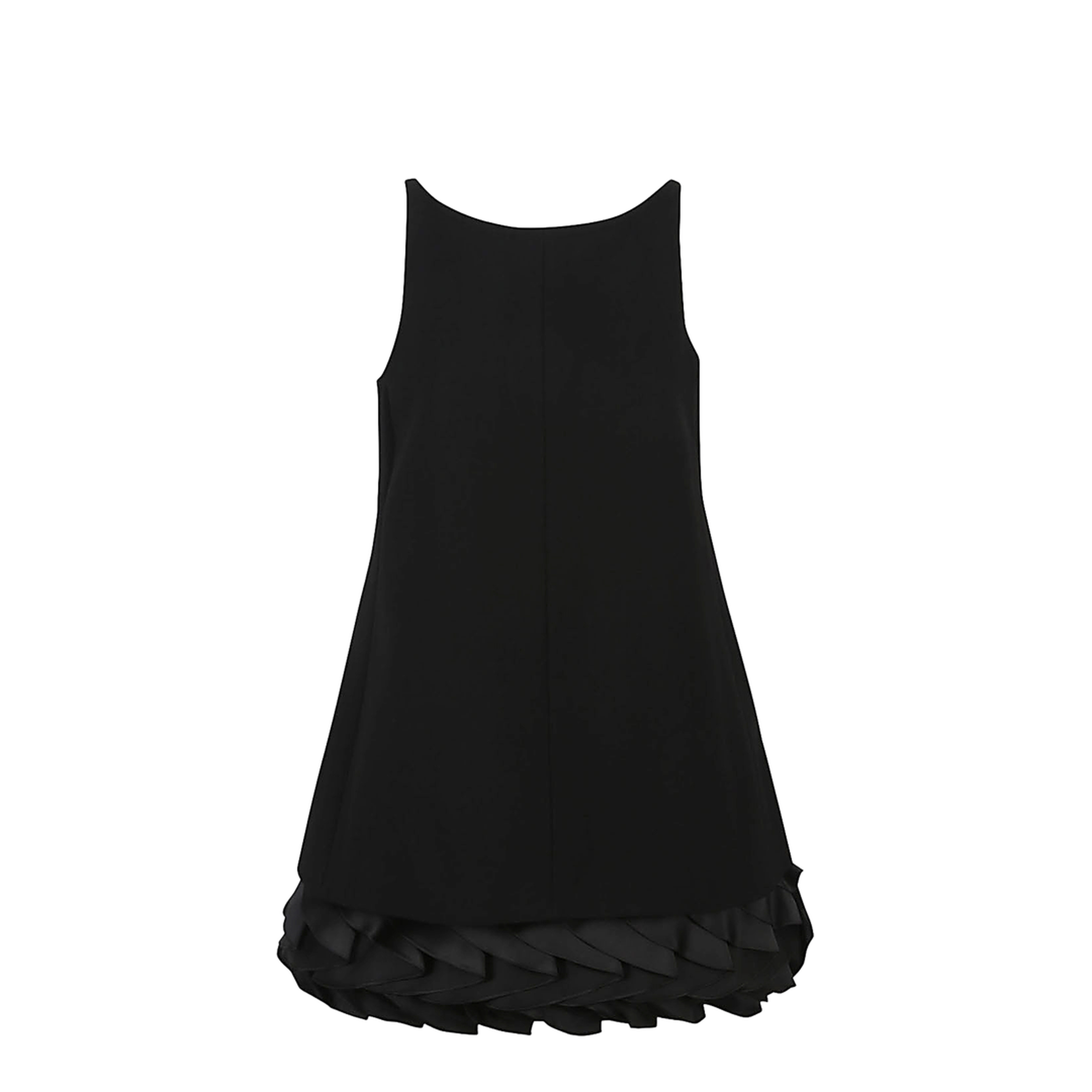 Bouquet Mini Dress in Gauffered Double Wool - Image 1