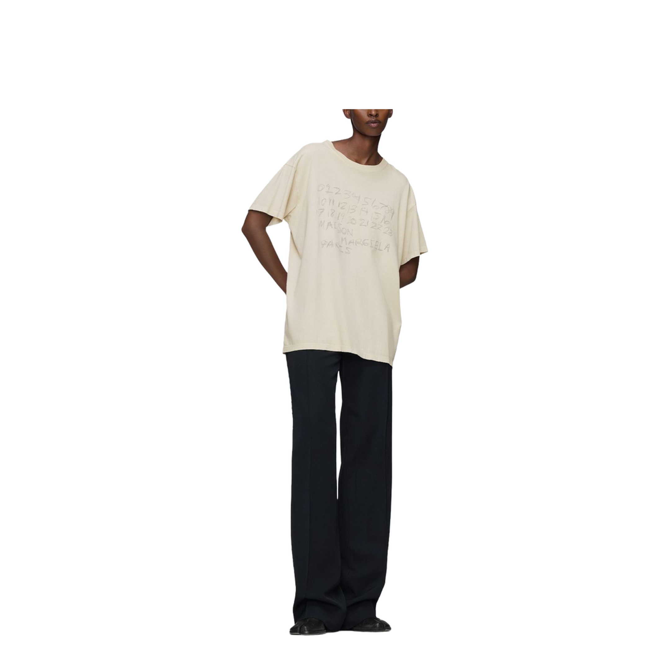 Numeric Sand-Coloured Cotton T-Shirt - Image 3