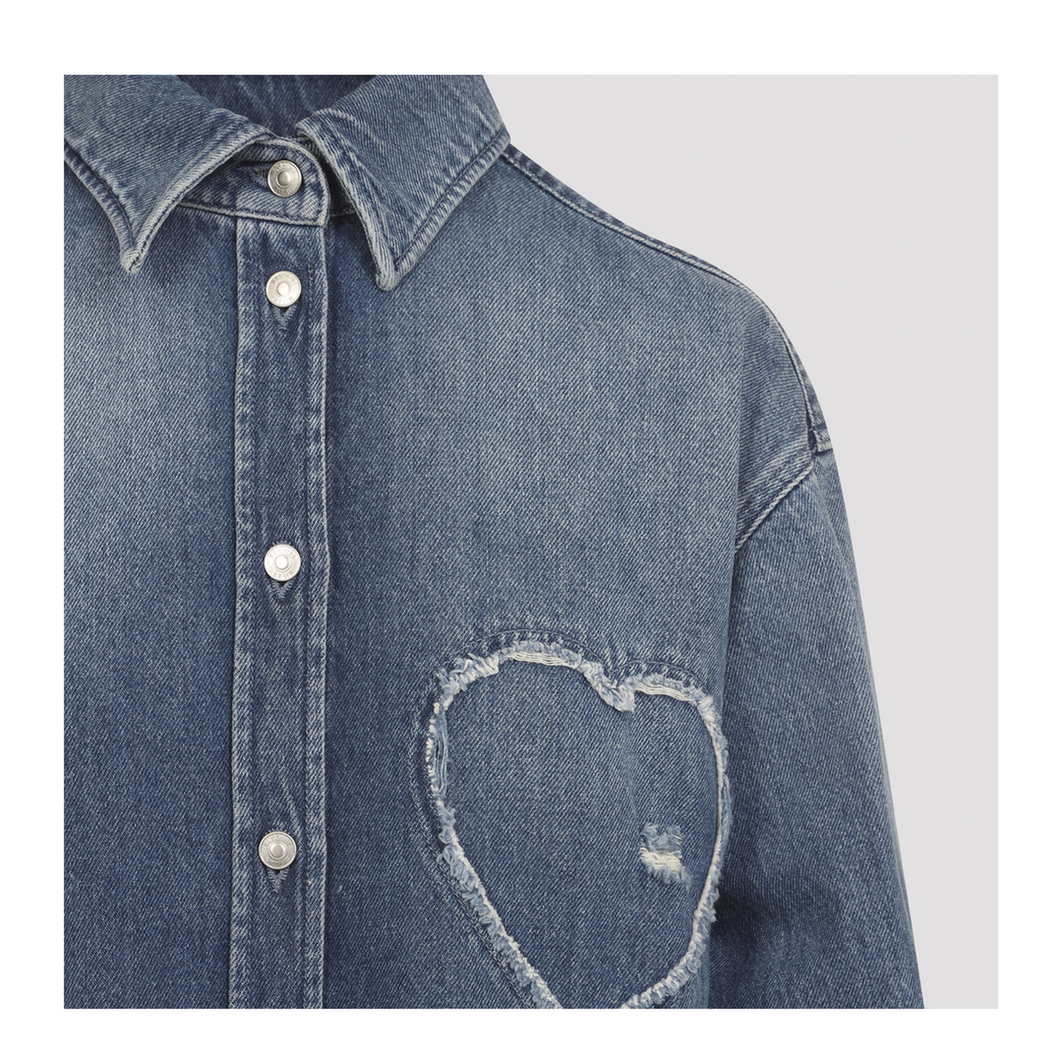 Heart Denim Shirt - Image 5