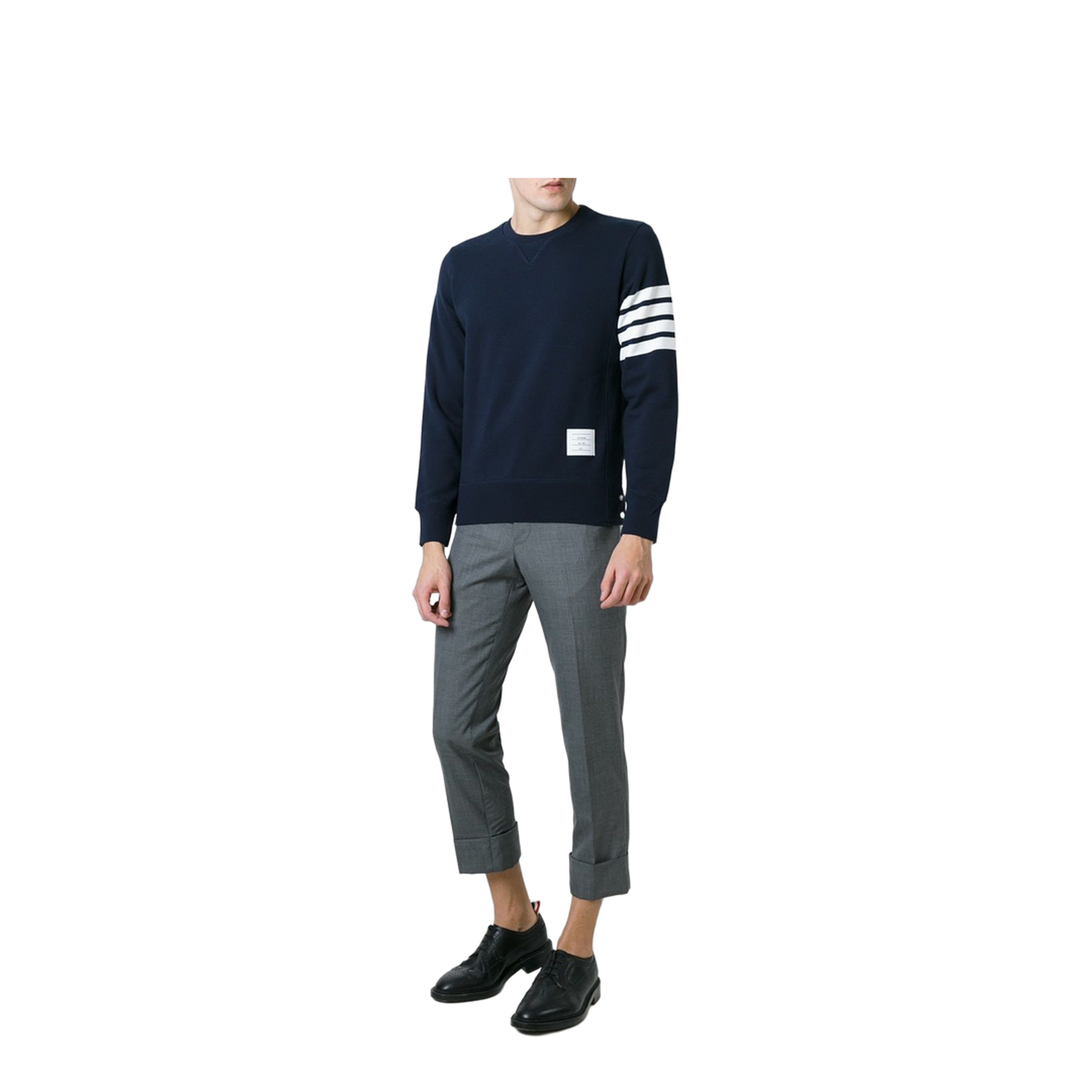 4-Bar Engineered Jersey Sweatshirt - Image 2