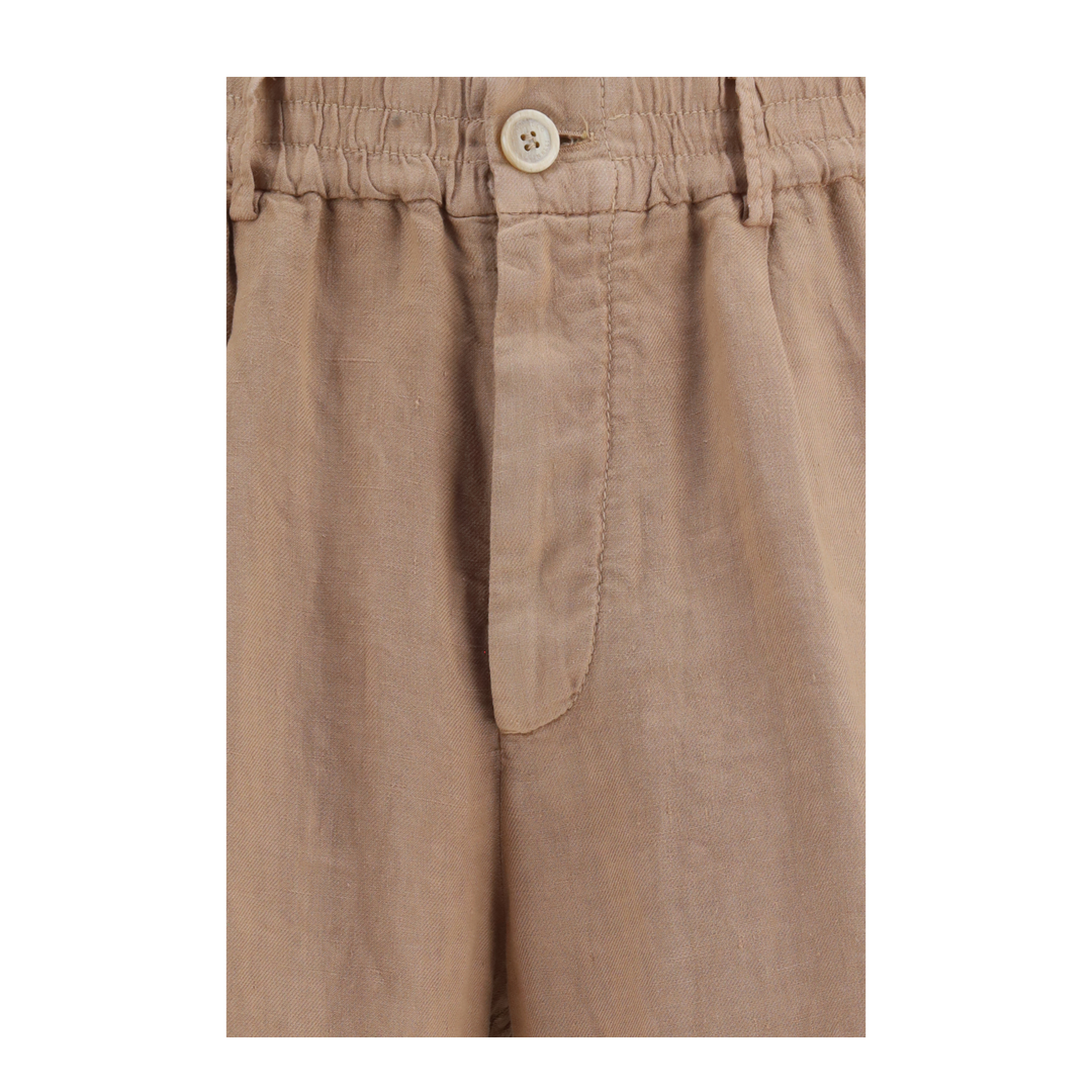 Lightweight Délavé Linen Shorts - Image 3