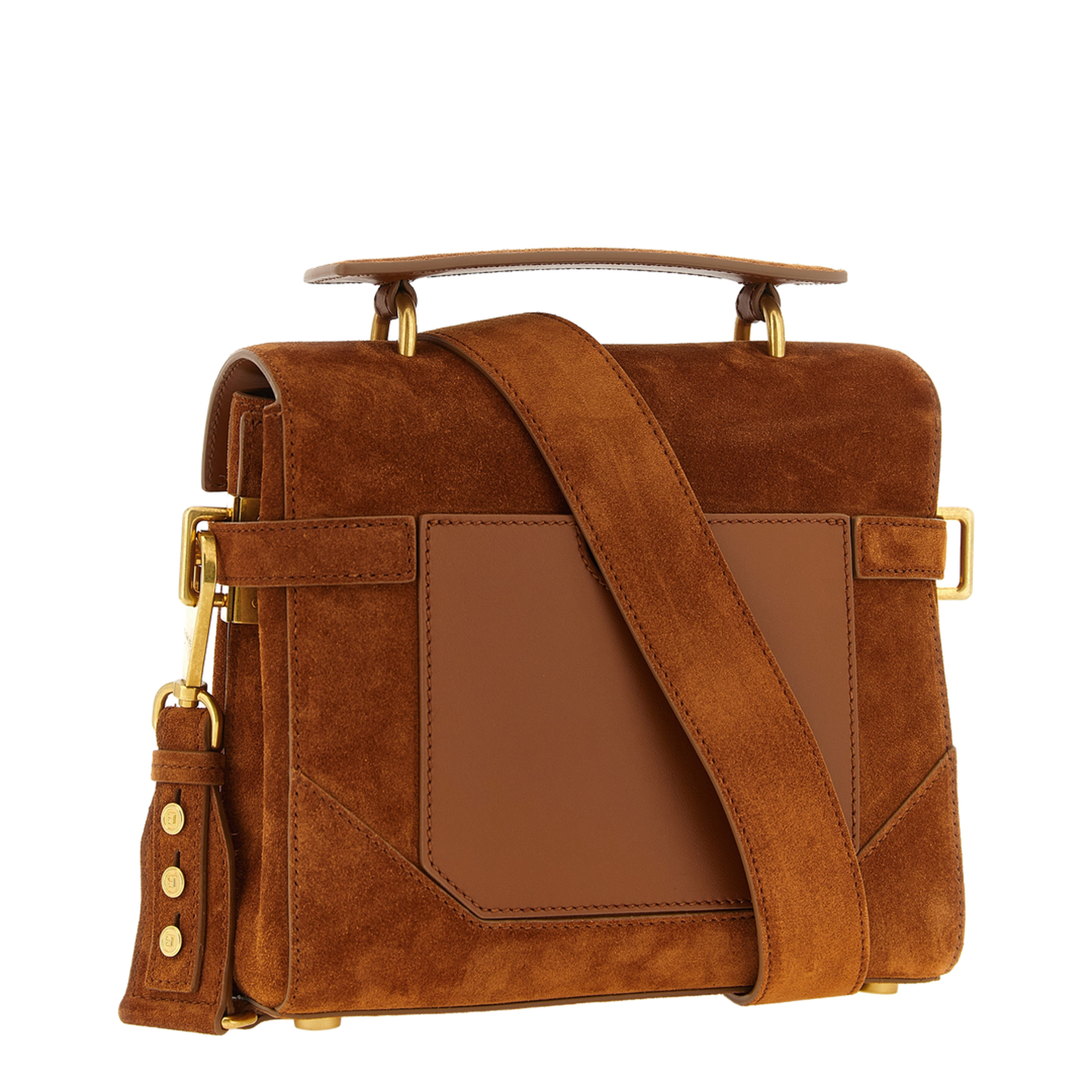 B-Buzz 23 Suede Handbag - Brown - Image 2