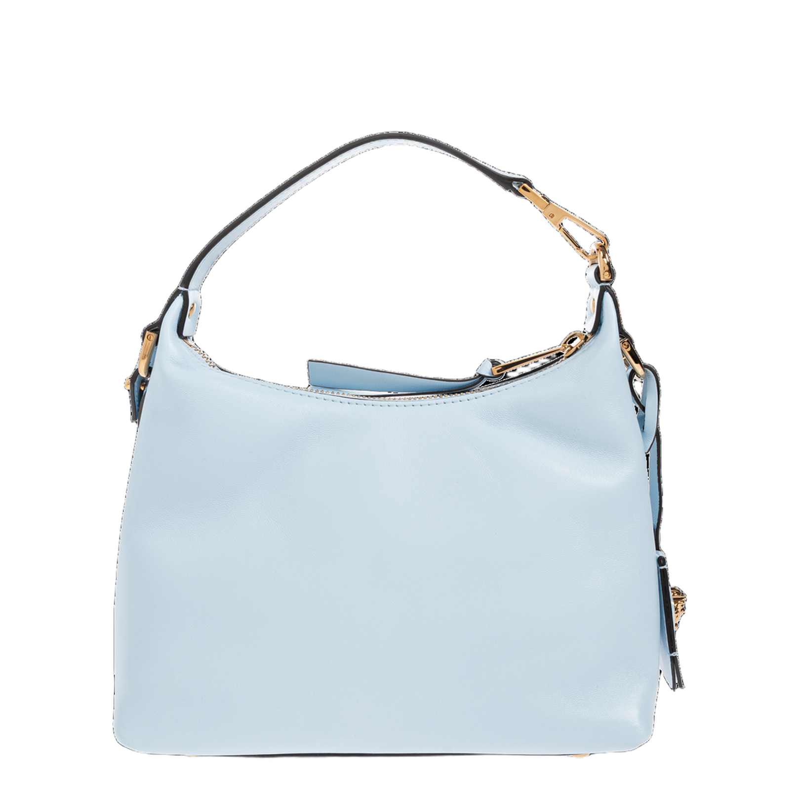 Versace Tag Nappa Hobo Bag - Light Blue - Image 3