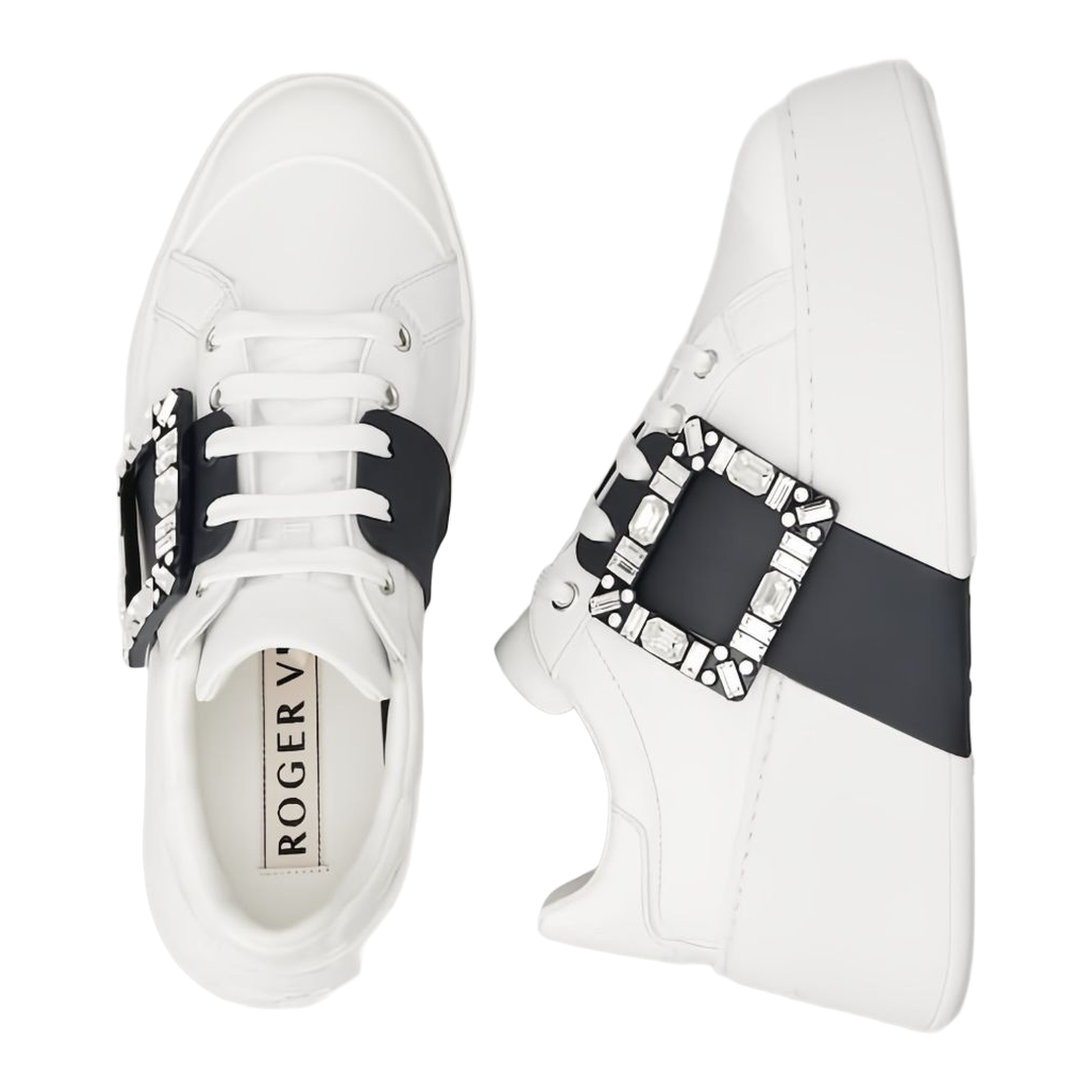 Skate Sneakers in Leather - Image 3