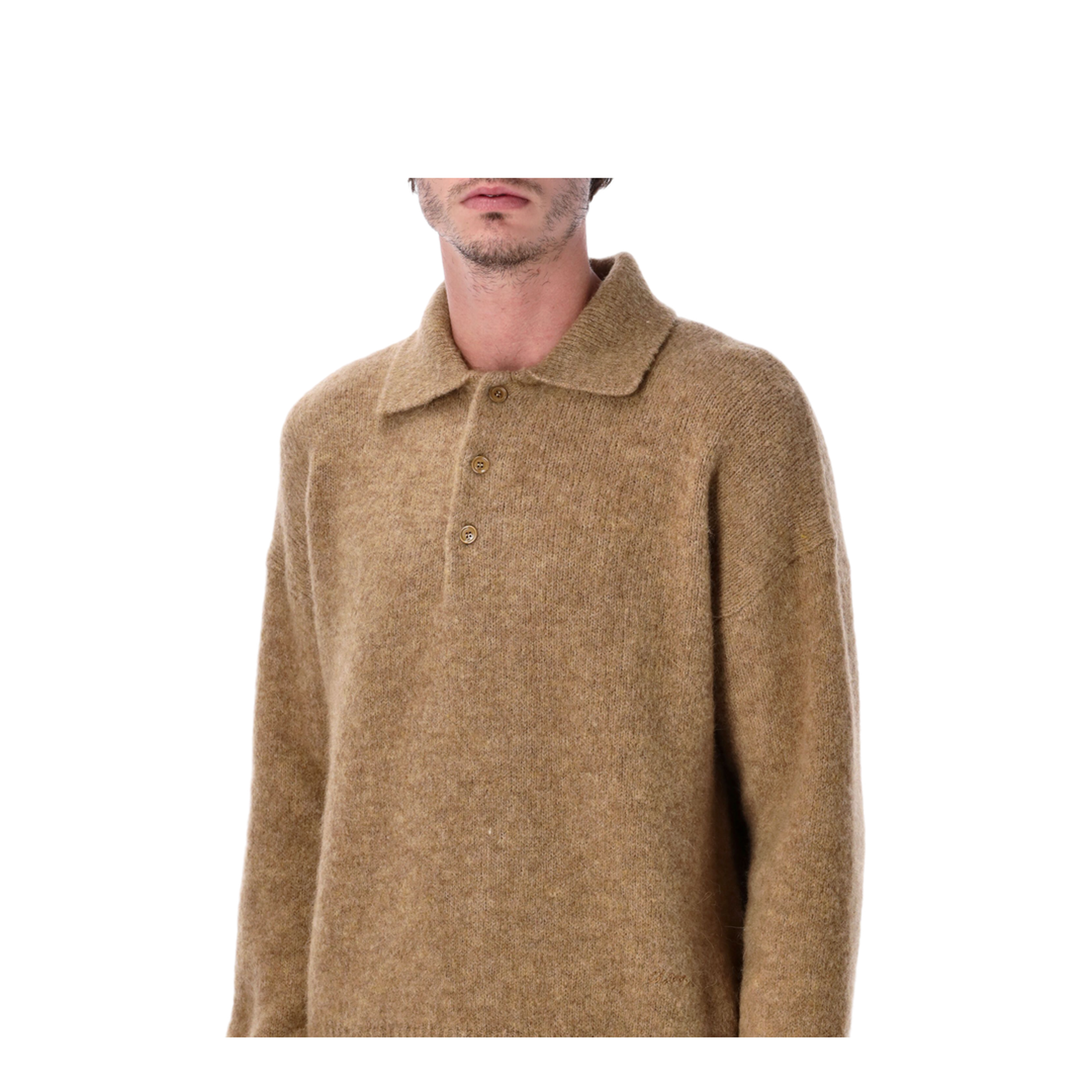 Knitted Sweater Brown - Image 3