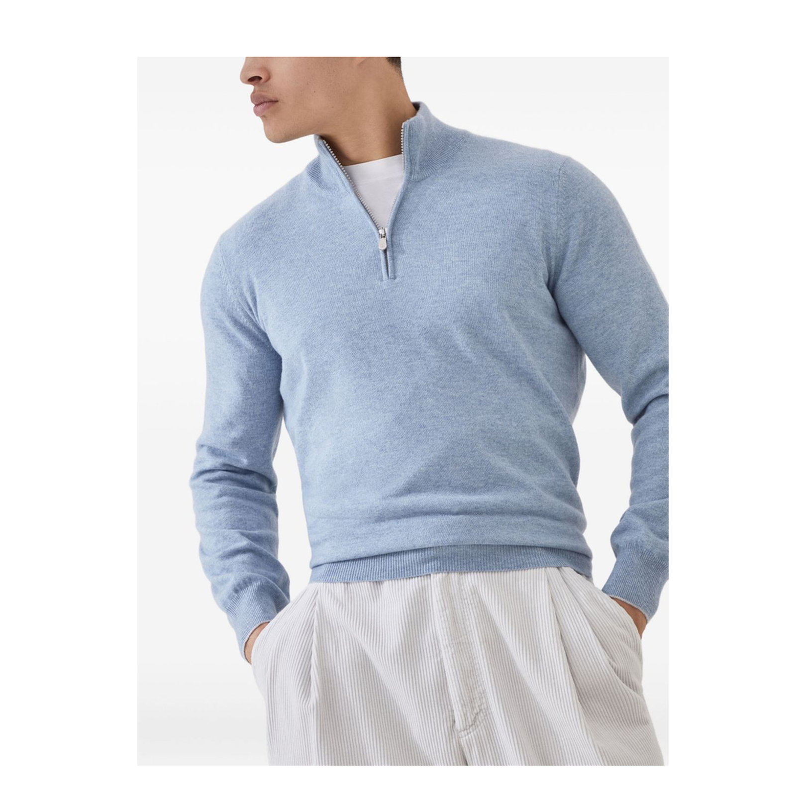 Cashmere High Neck Sweater - Image 5