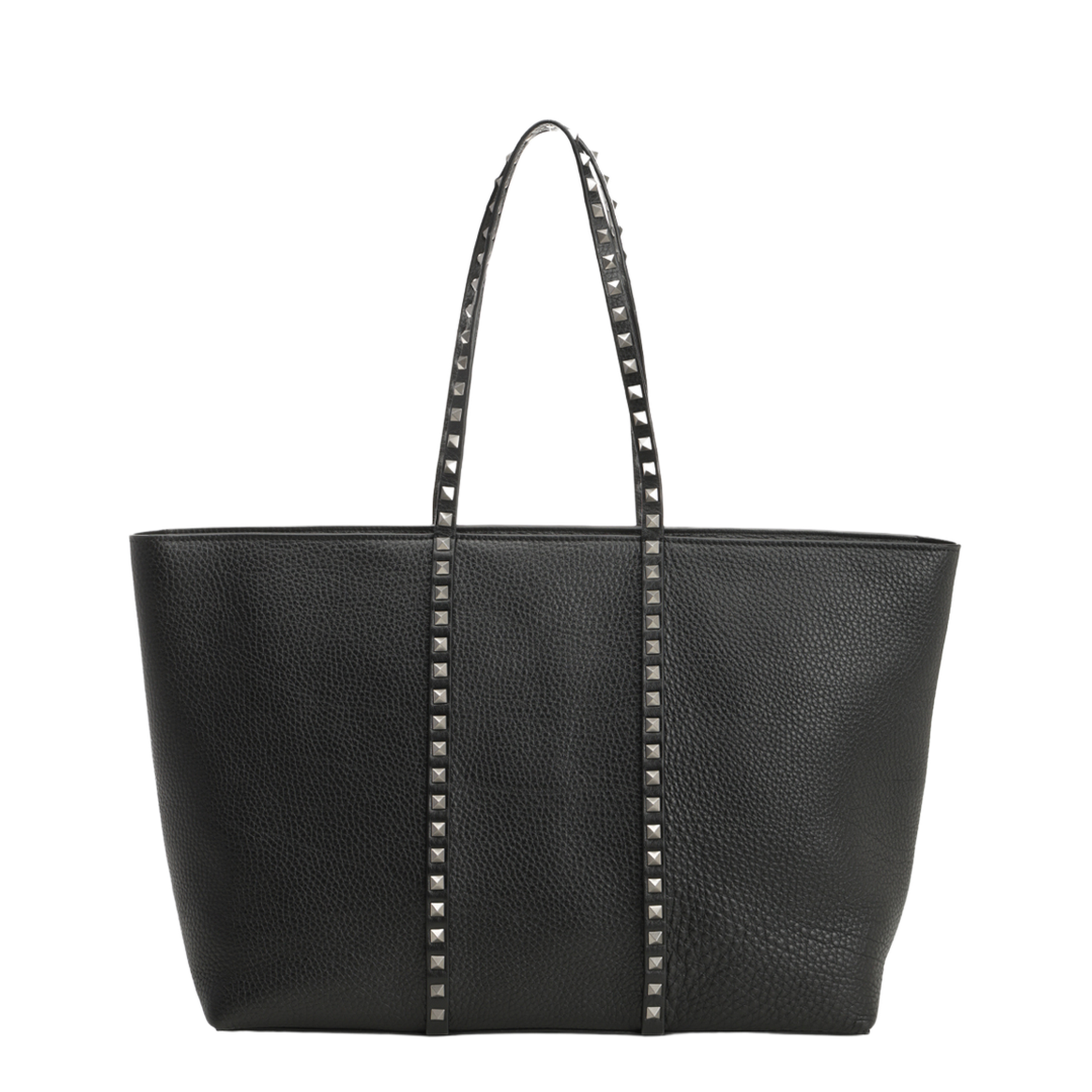 Rockstud Leather Tote Bag - Image 1