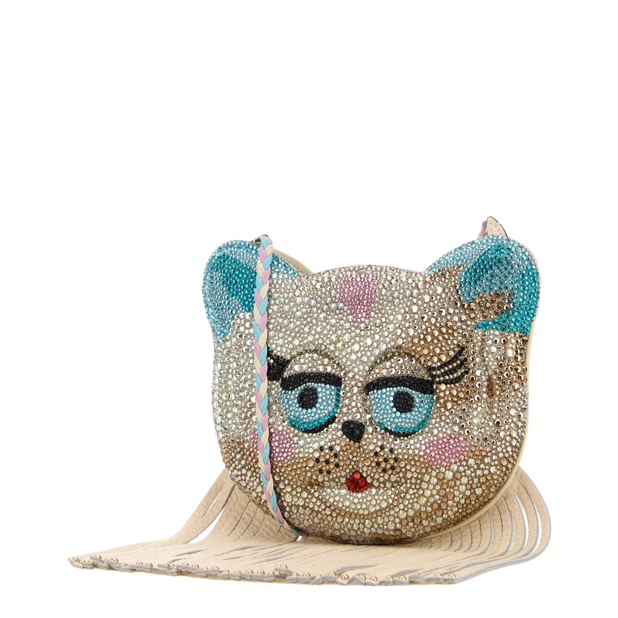 Embellished Leather Crossbody Bag - Image 2