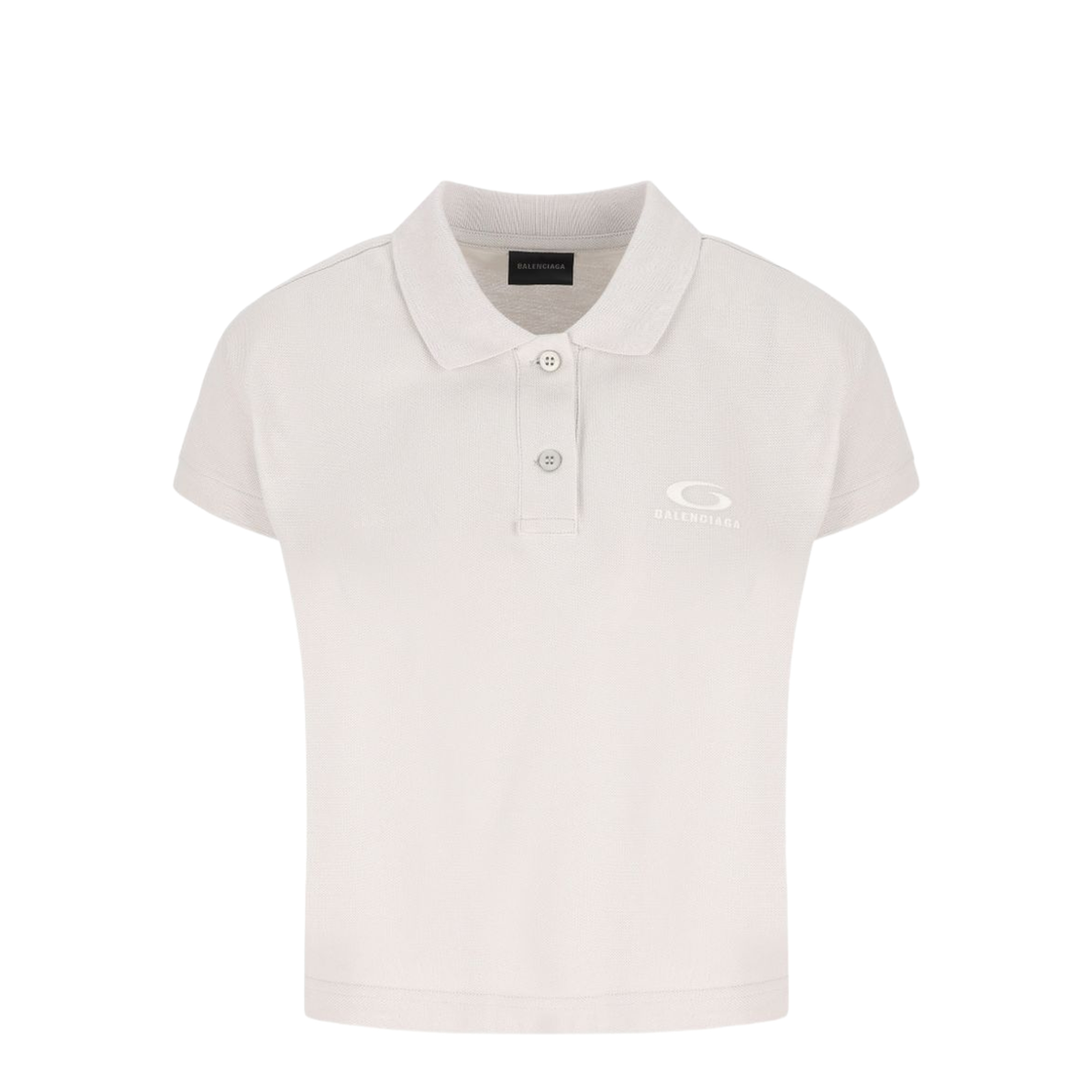 Cotton Pique Polo Shirt With Sport Icon Logo - Image 1