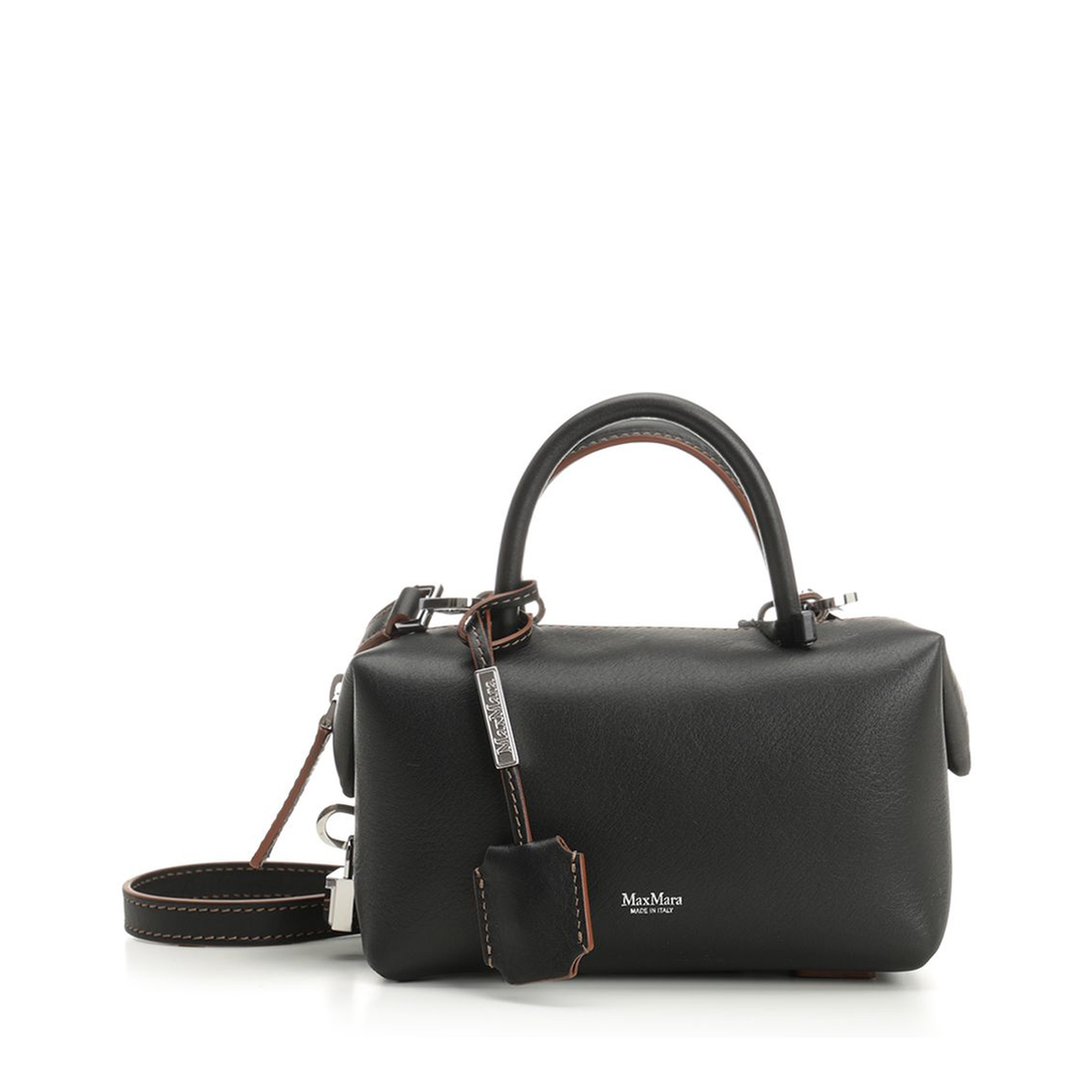 Hold All S Square Bauletto Hand Bag Leather - Image 1