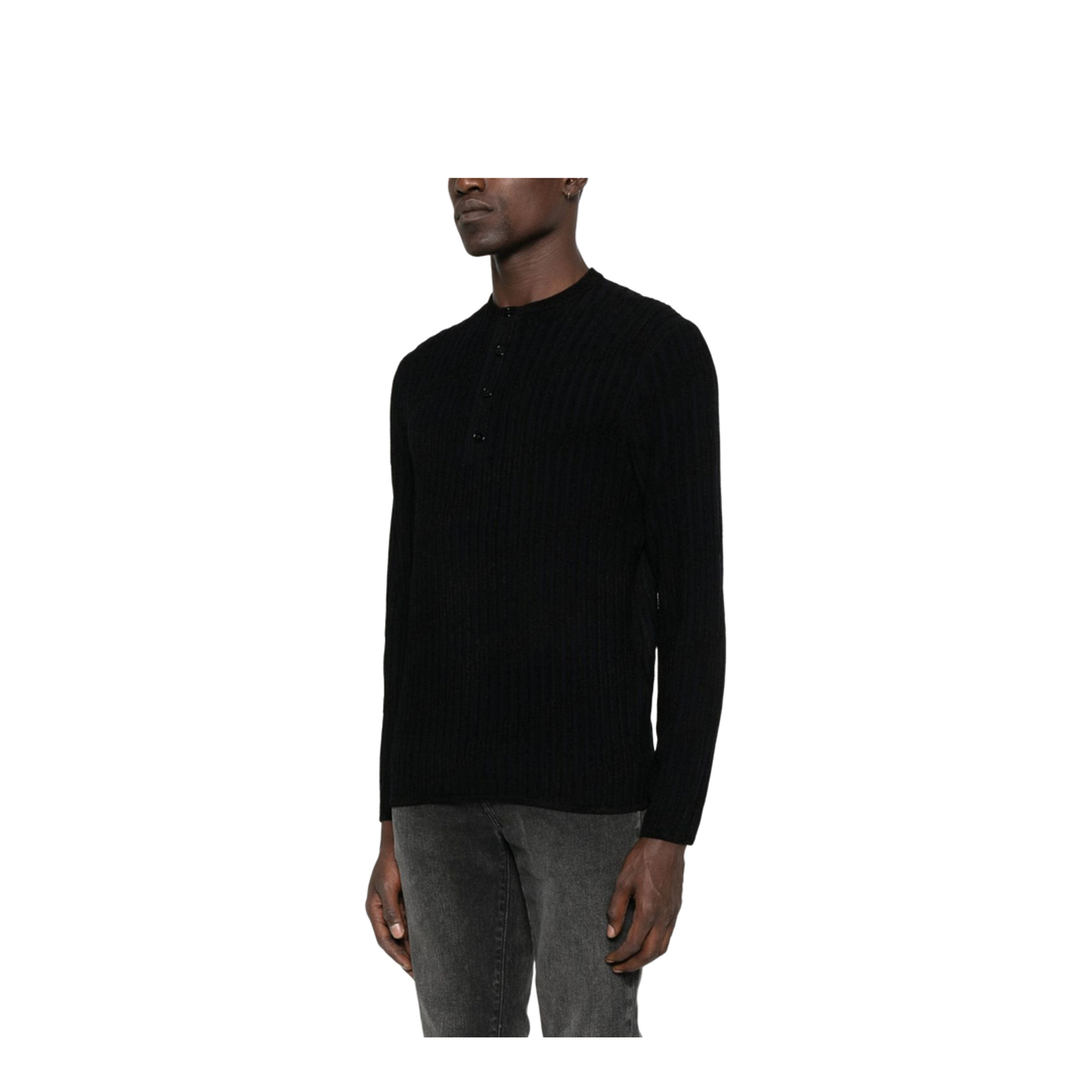 Ribbed Texture Sweater - Image 2