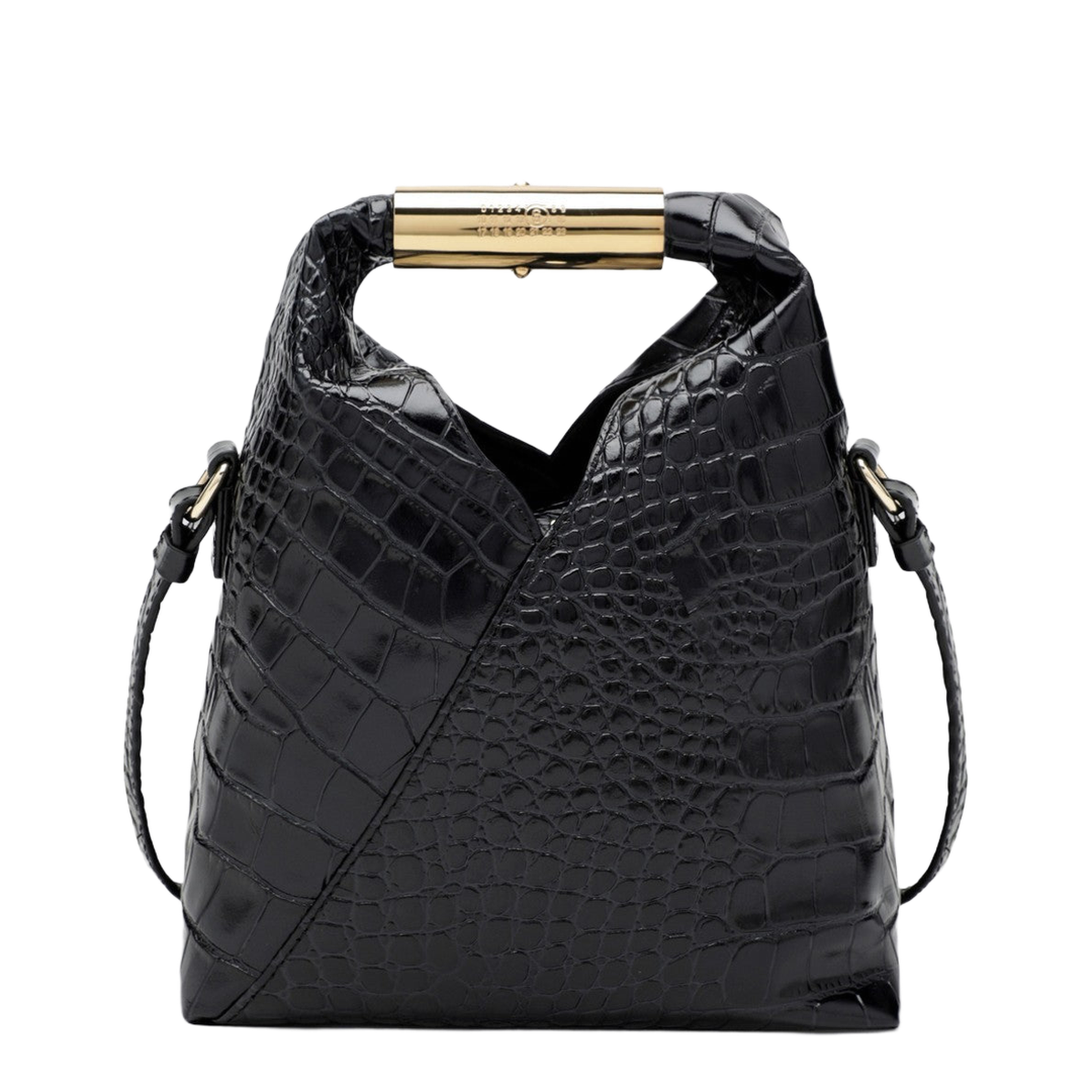 Japanese Small - Black Croc-Embossed Calf - Image 1