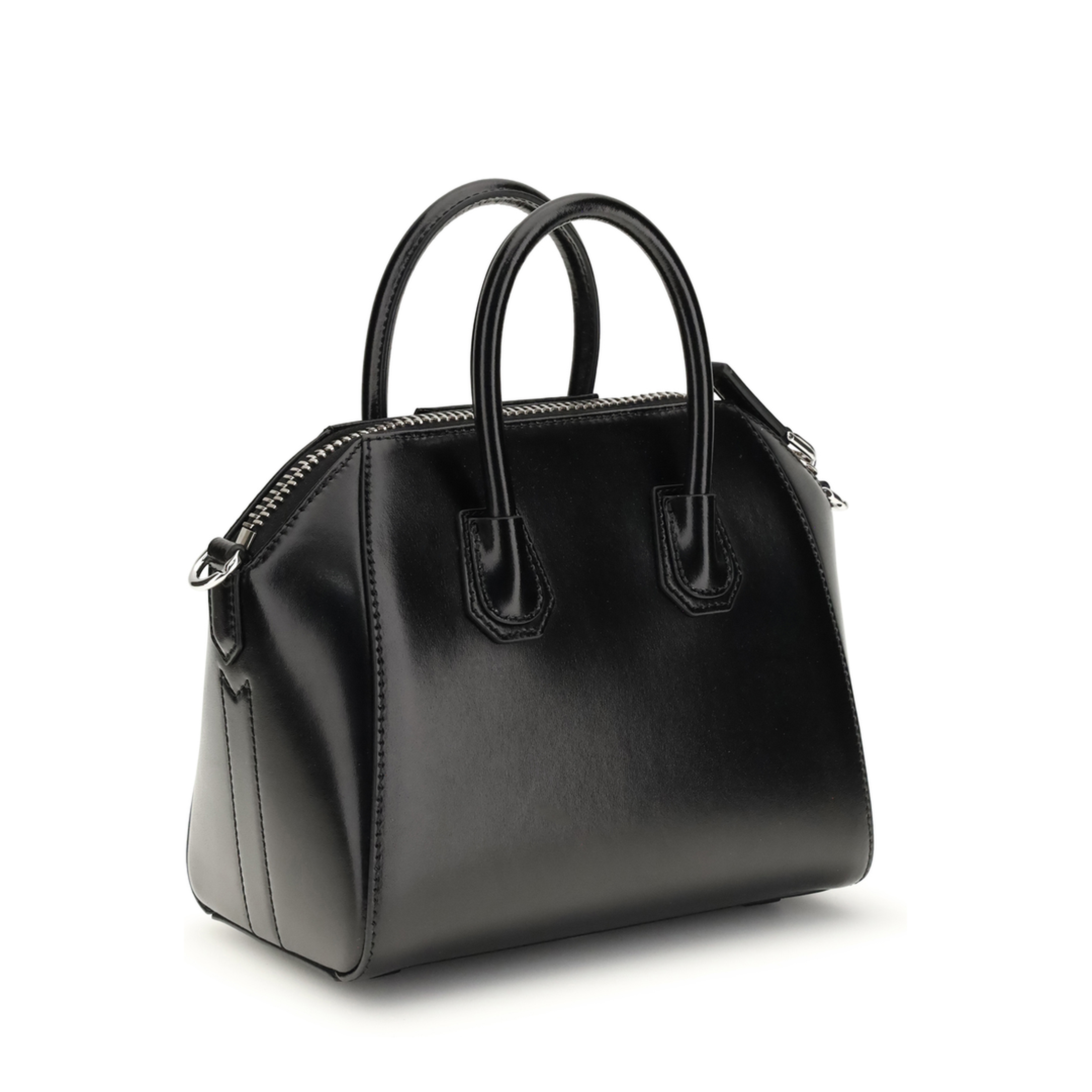 Antigona Mini Calfskin Bag - Black - Image 3