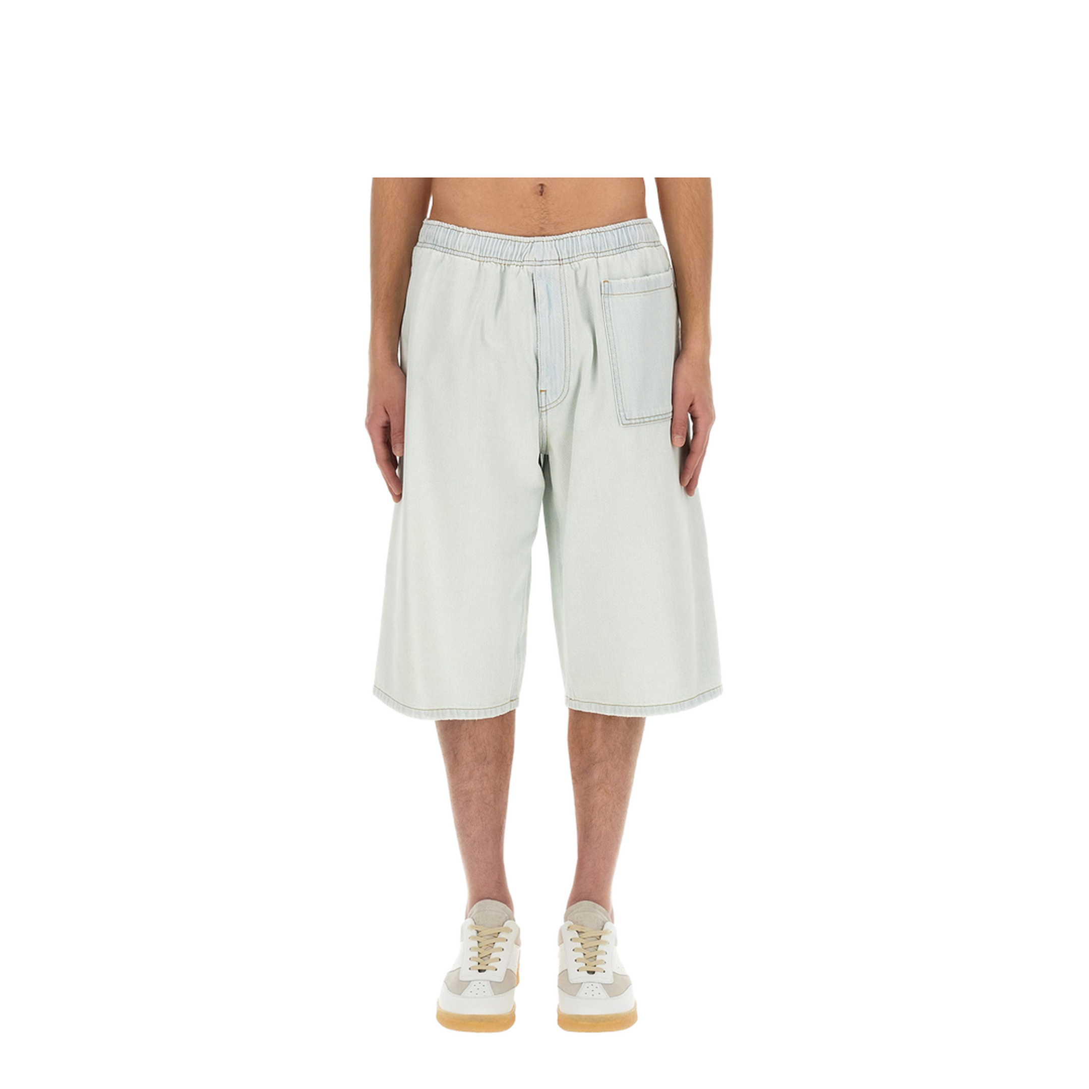 Denim Bermuda Shorts - Image 1