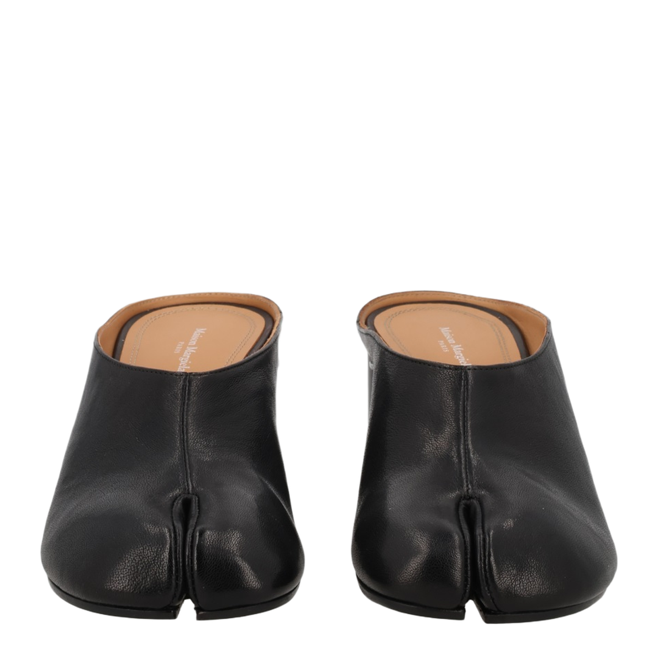 Black Tabi Mule Pumps - Image 1