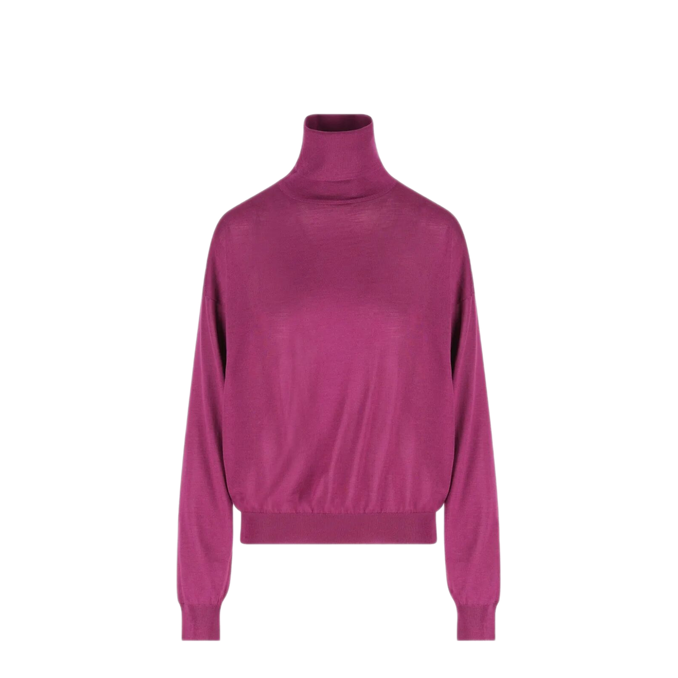 Roll-Neck Wool Sweater - Image 1