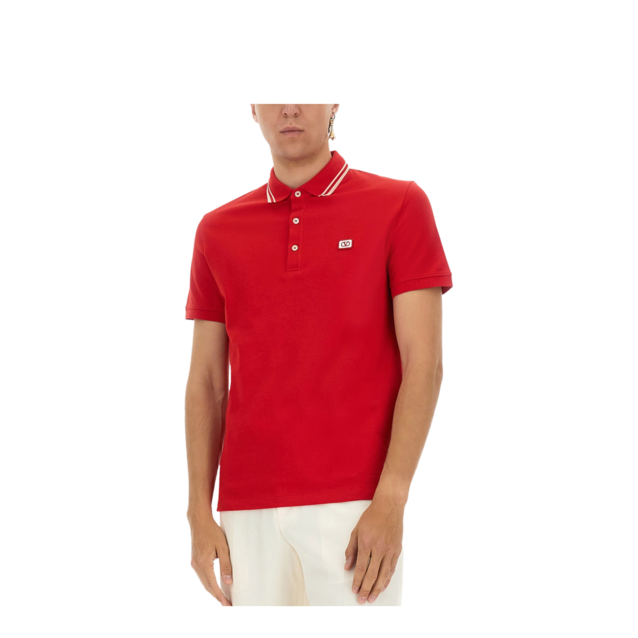 Polo Shirt With Signature Vlogo - Image 4