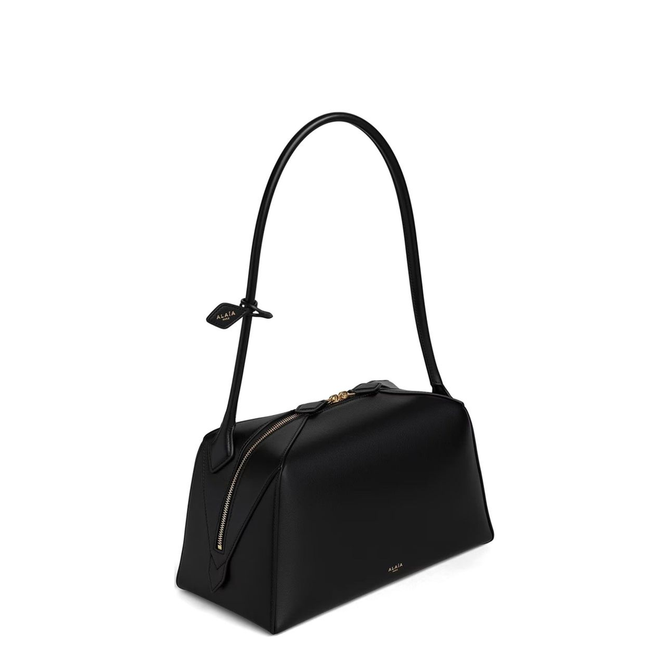 Le Bouledogue Medium Calfskin Shoulder Bag - Noir - Image 2