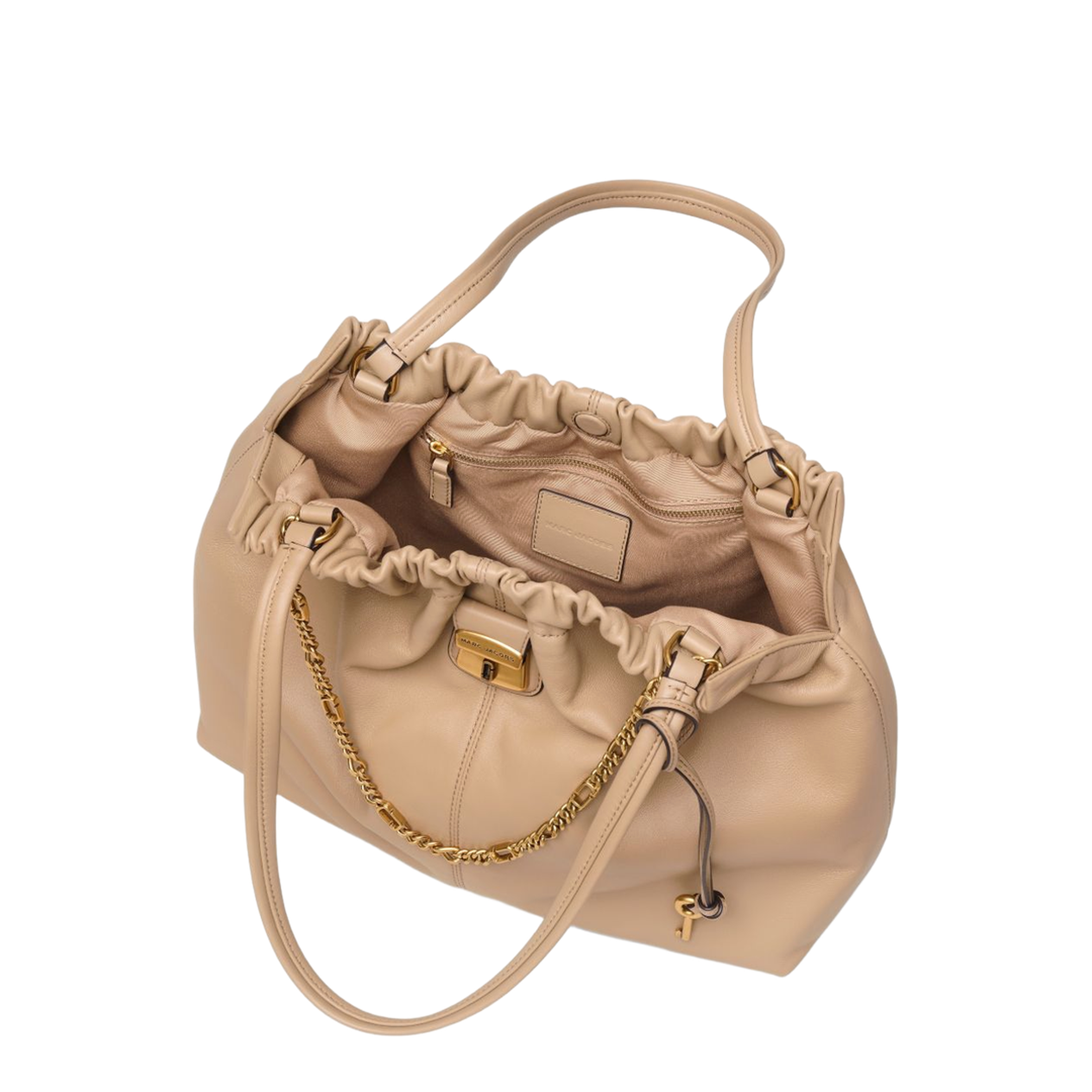 The Cristina Nappa Leather Tote - Beech - Image 6