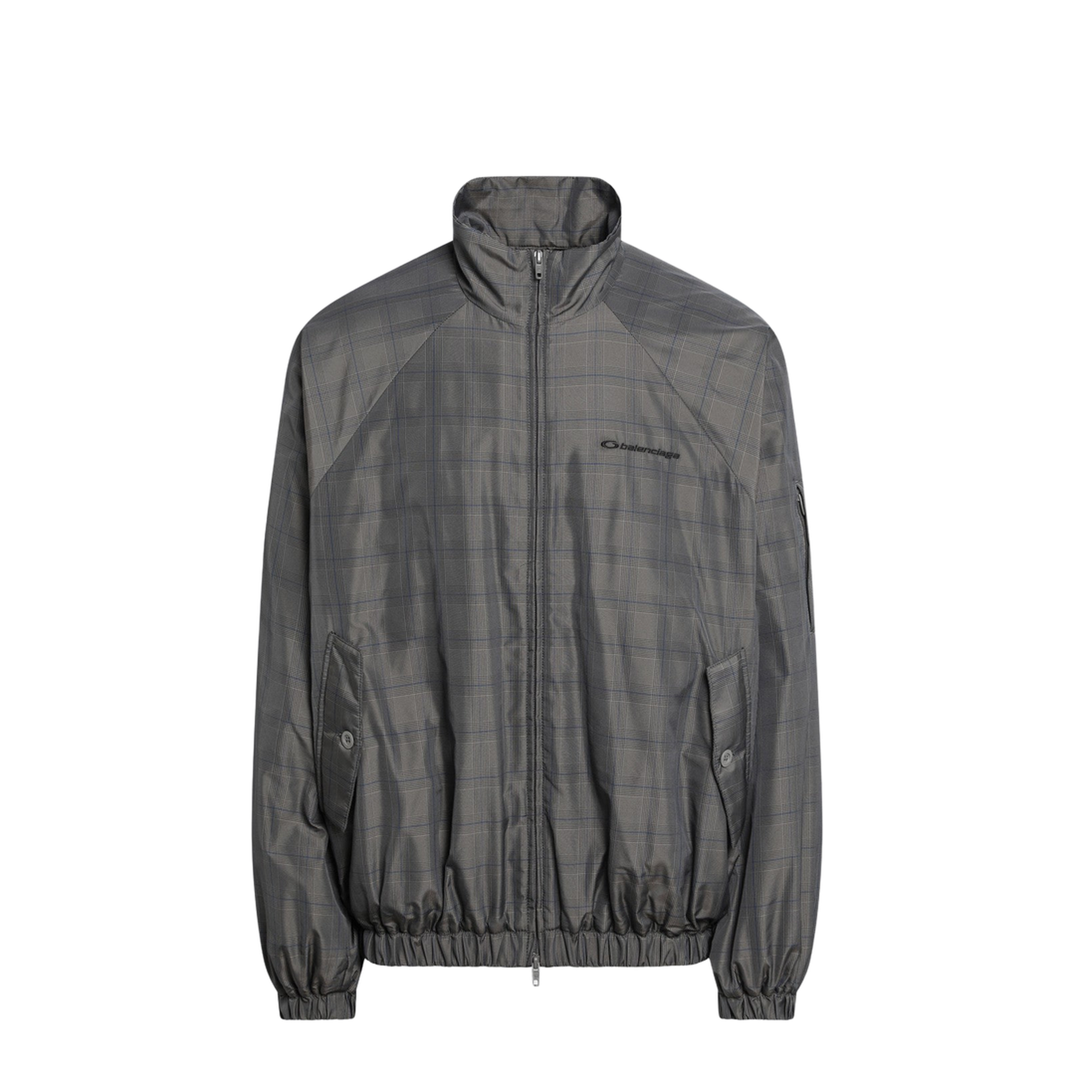 Nylon Jacket With Madras Print - Image 1