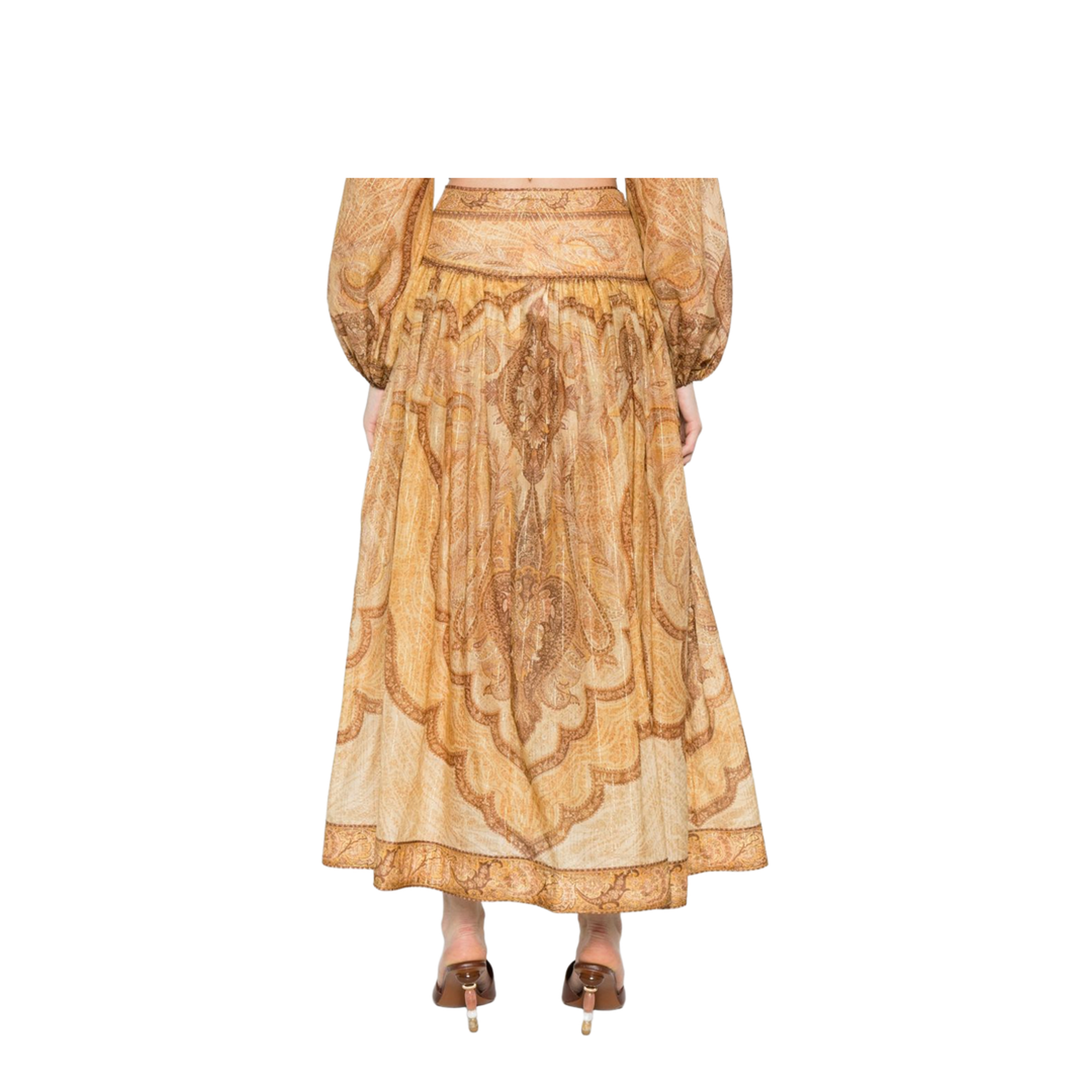 Women Skirt Mustard - Image 3
