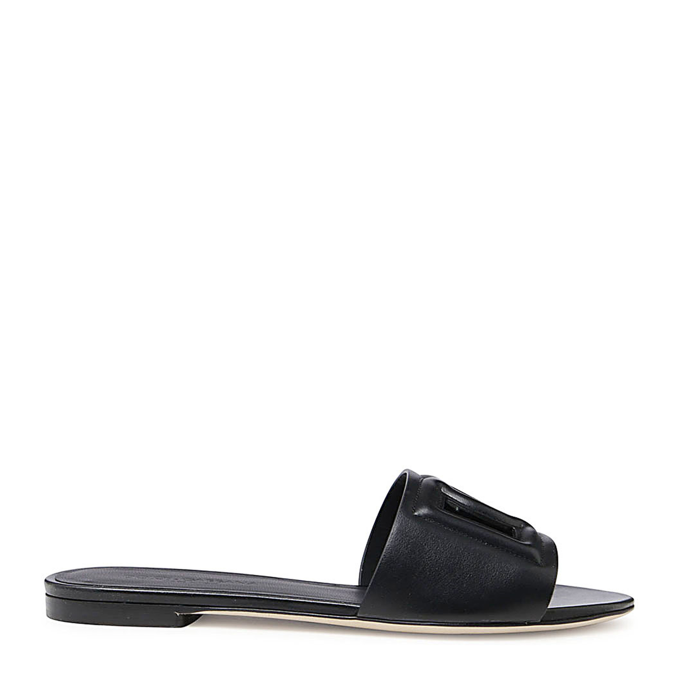 Calfskin Slides with DG Millennials Logo - Image 1