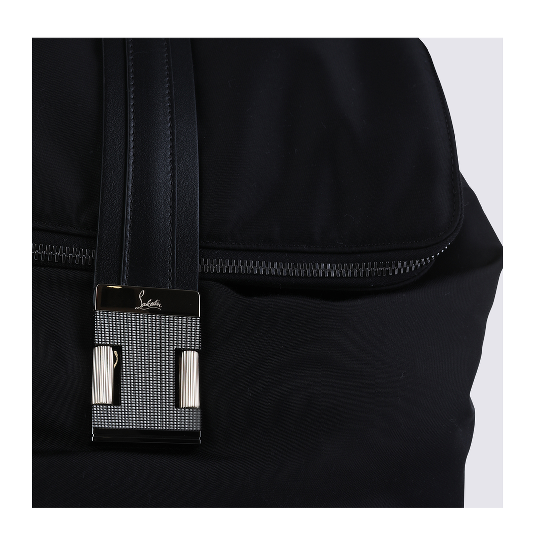 Nylon Backpack - Black - Image 6