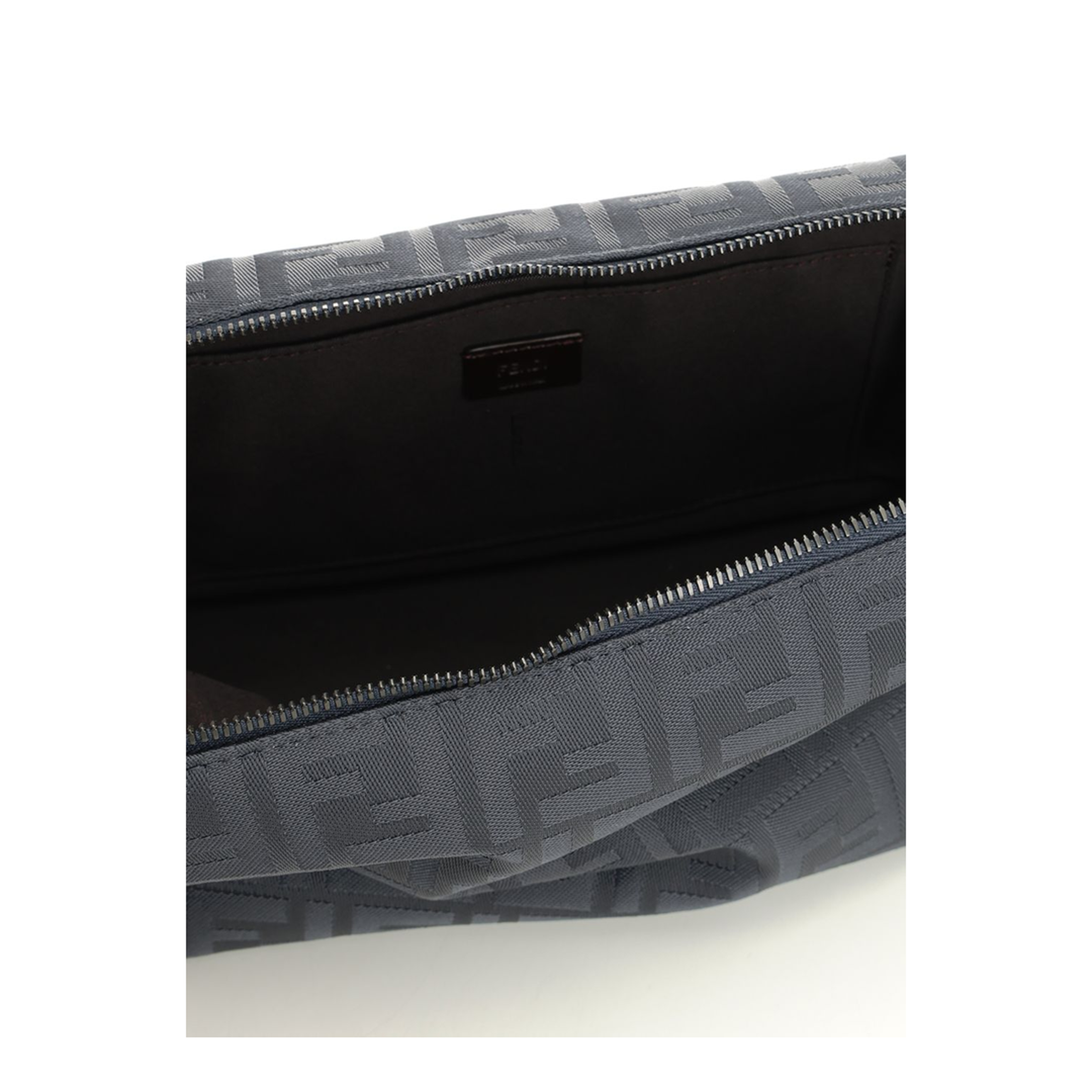 Squared FF Lui Medium Nylon Shoulder Bag - Dark Blue - Image 5