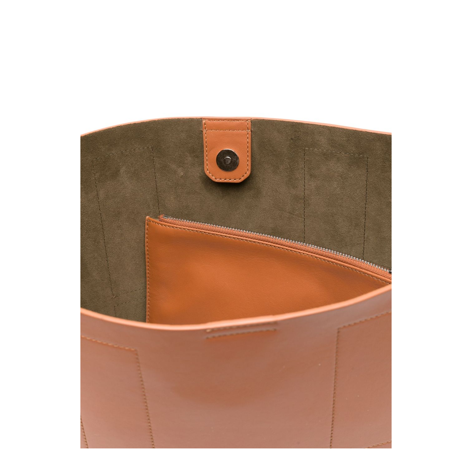 Hogan Hocket Medium Calf Leather Hobo Bag - Brown - Image 3